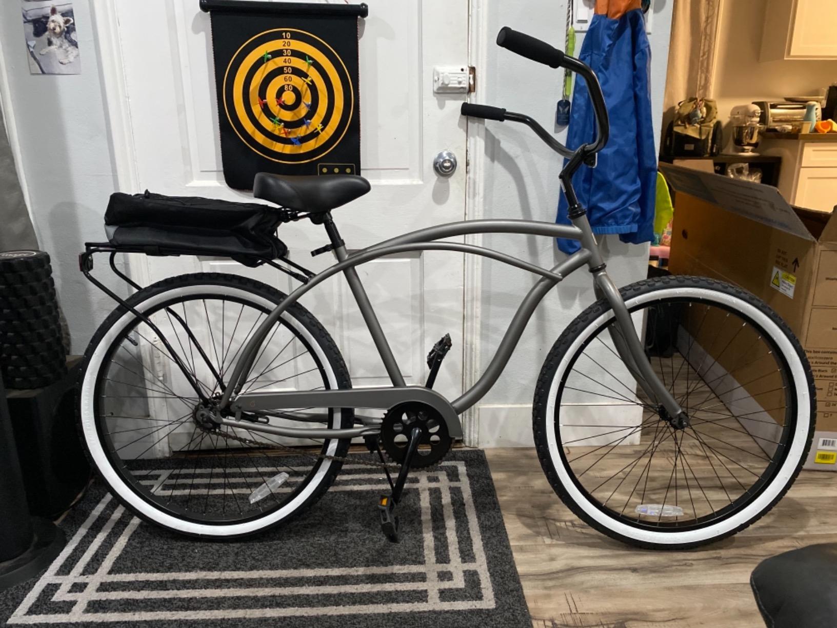 sixthreezero Around The Block Men's Beach Cruiser Bike, Hybrid Bicycle with Rear Rack, Multiple Speed and Color Options customer photo 2