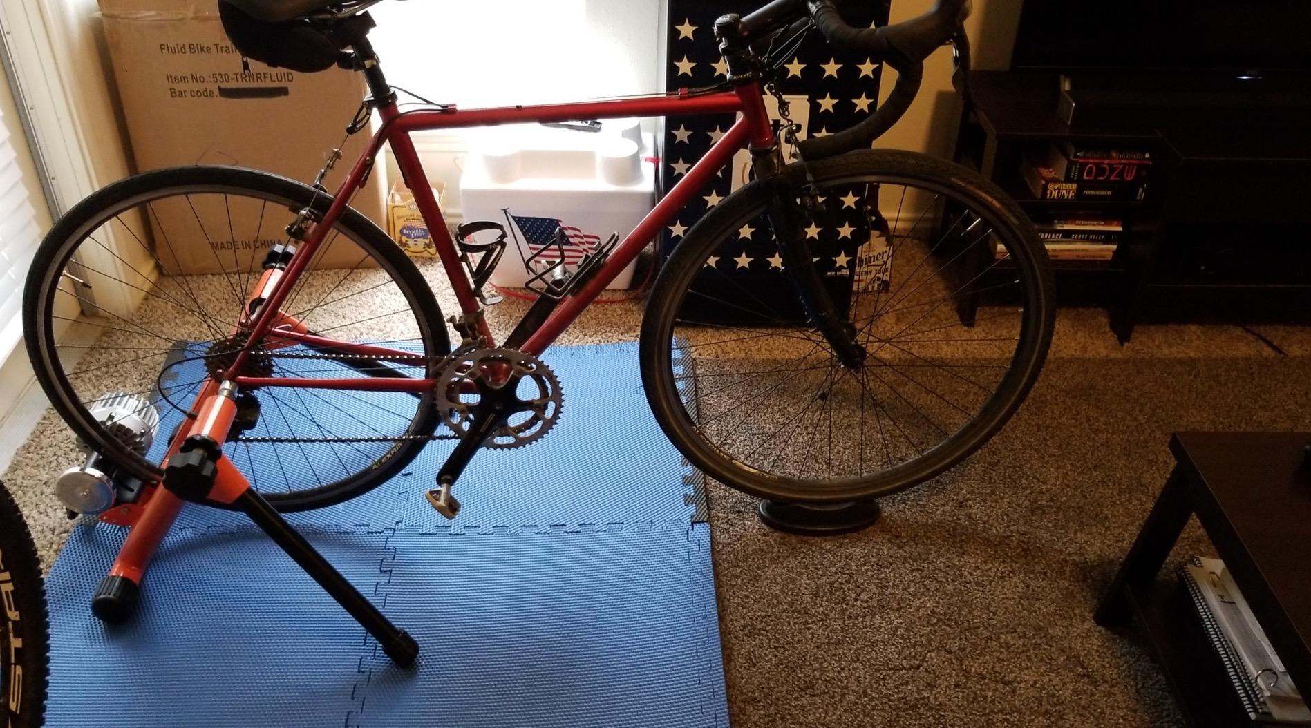 Fluid Bike Trainer, Pro Indoor Bicycle Training Stand customer photo 2