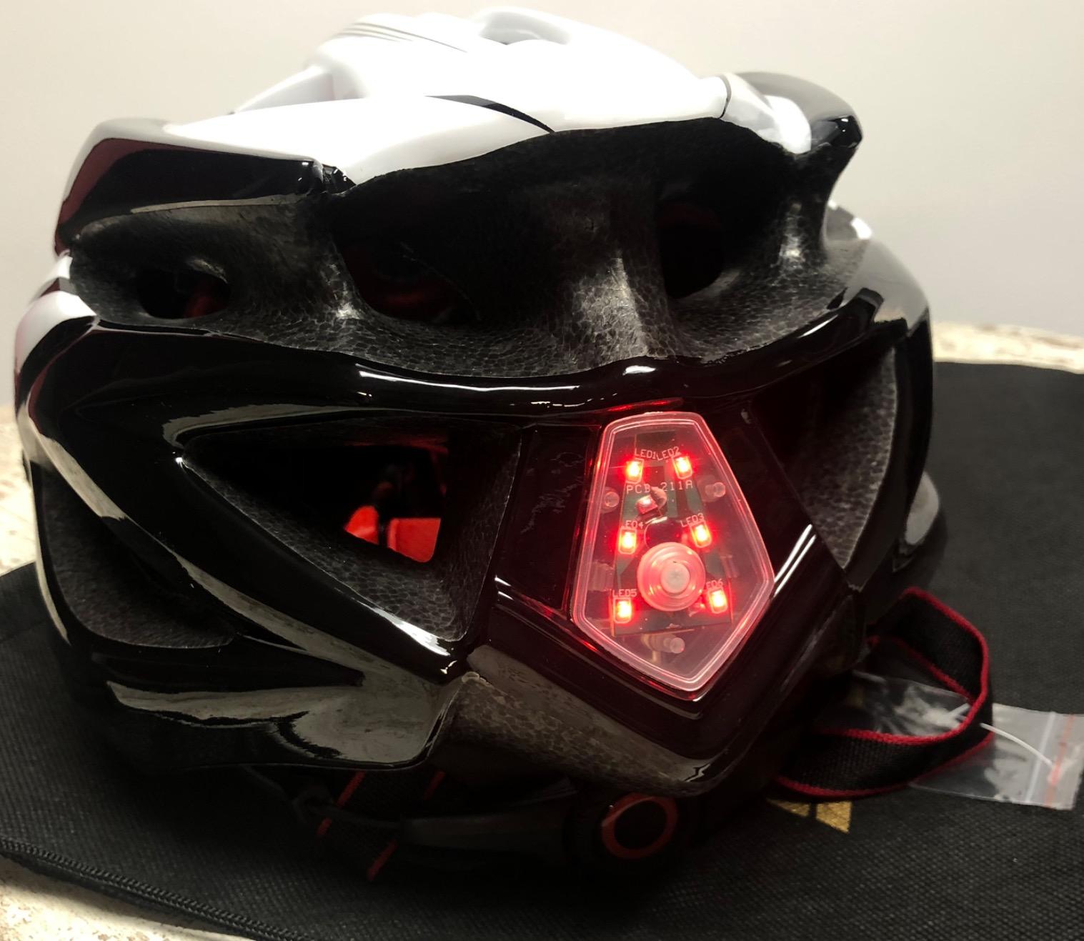 Bike Helmet Men Women, Shinmax Bicycle Helmet with Rear Light and Detachable Visor customer photo 2