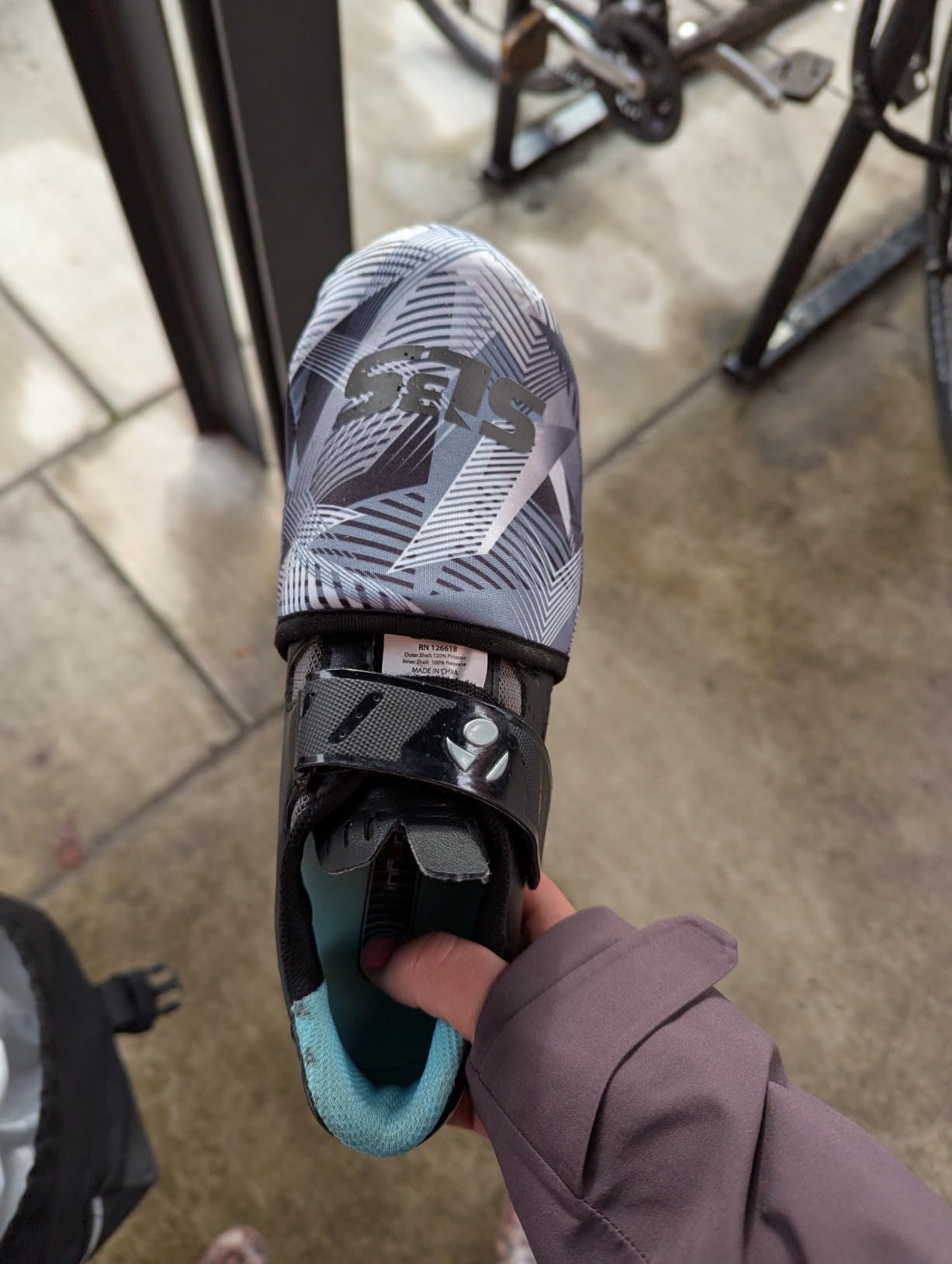 SLS3 Cycling Toe Covers - Neoprene Cycling Shoe Covers for Cold Weather, Windproof & Water Resistant Gear - Lightweight Road Bike Overshoes for Men & Women customer photo 2