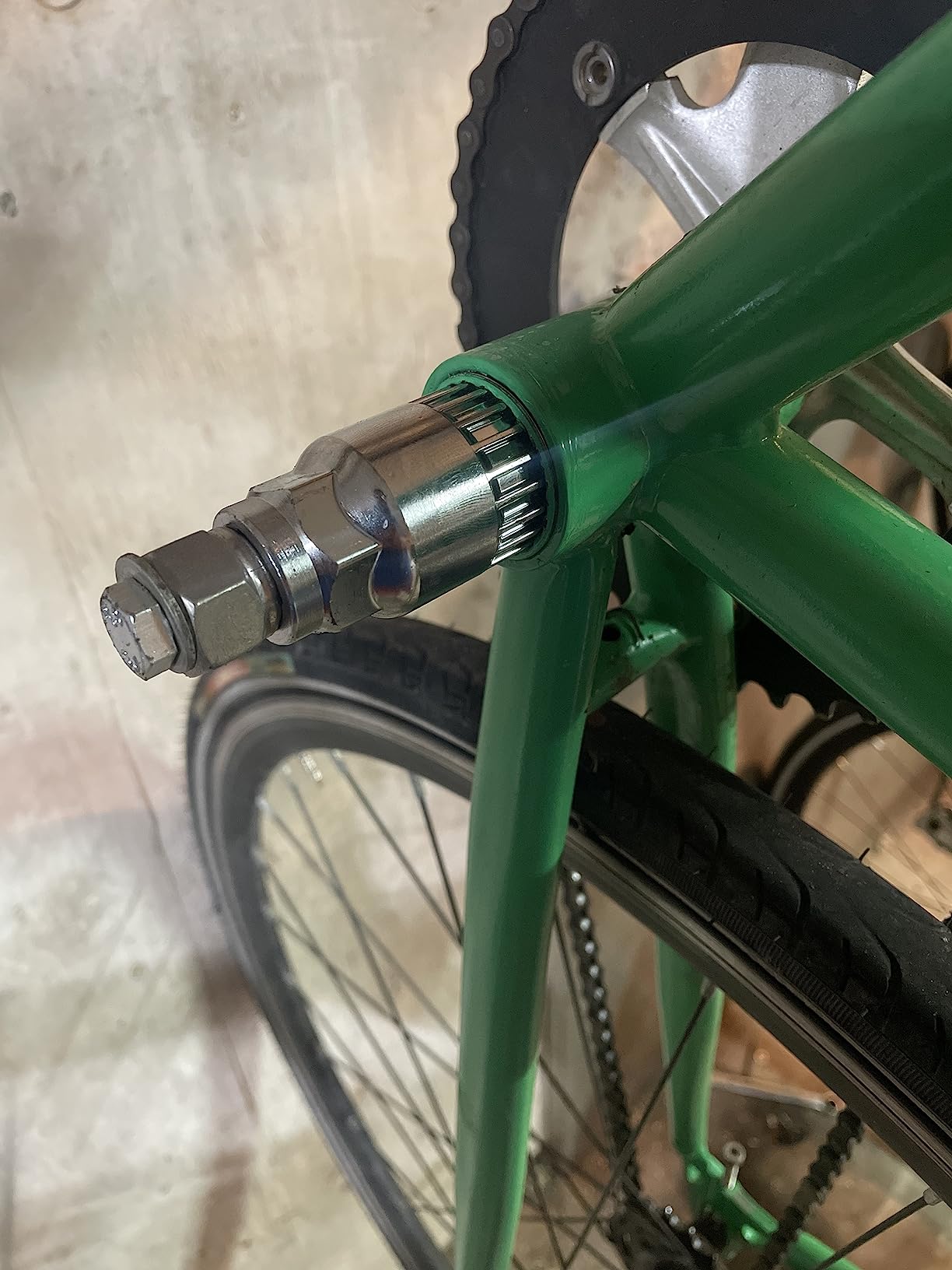 BlueSunshine Bike Bicycle Bottom Bracket Removal Remover Tool for Shimano/FSA/VP/LP, 20 Teeth Fit customer photo 1
