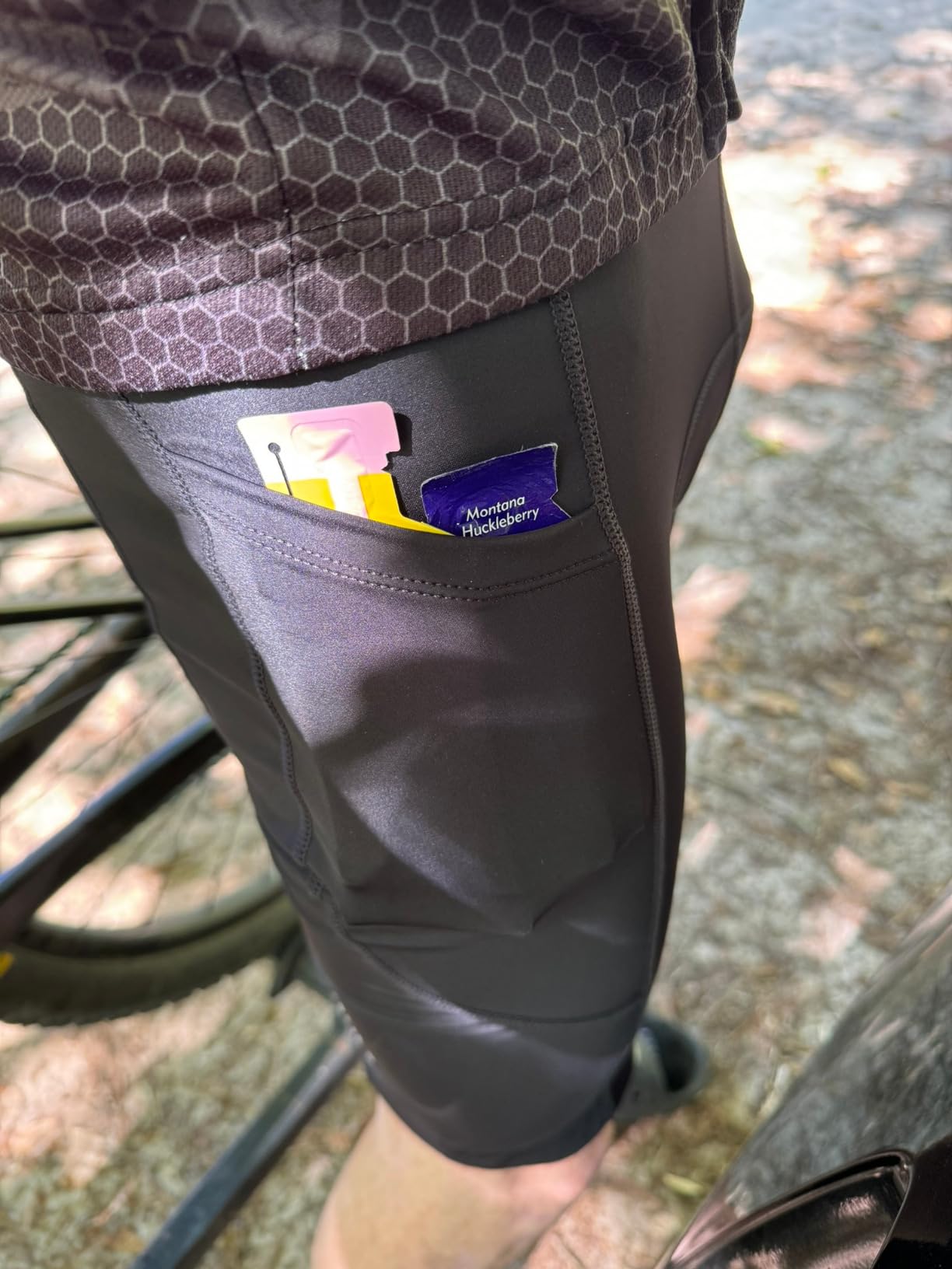 baleaf Men's Padded Bike Shorts Cycling Road Biking Riding Bicycle Cycle Wear Pockets UPF 50+ MTB Accessories Tights customer photo 1