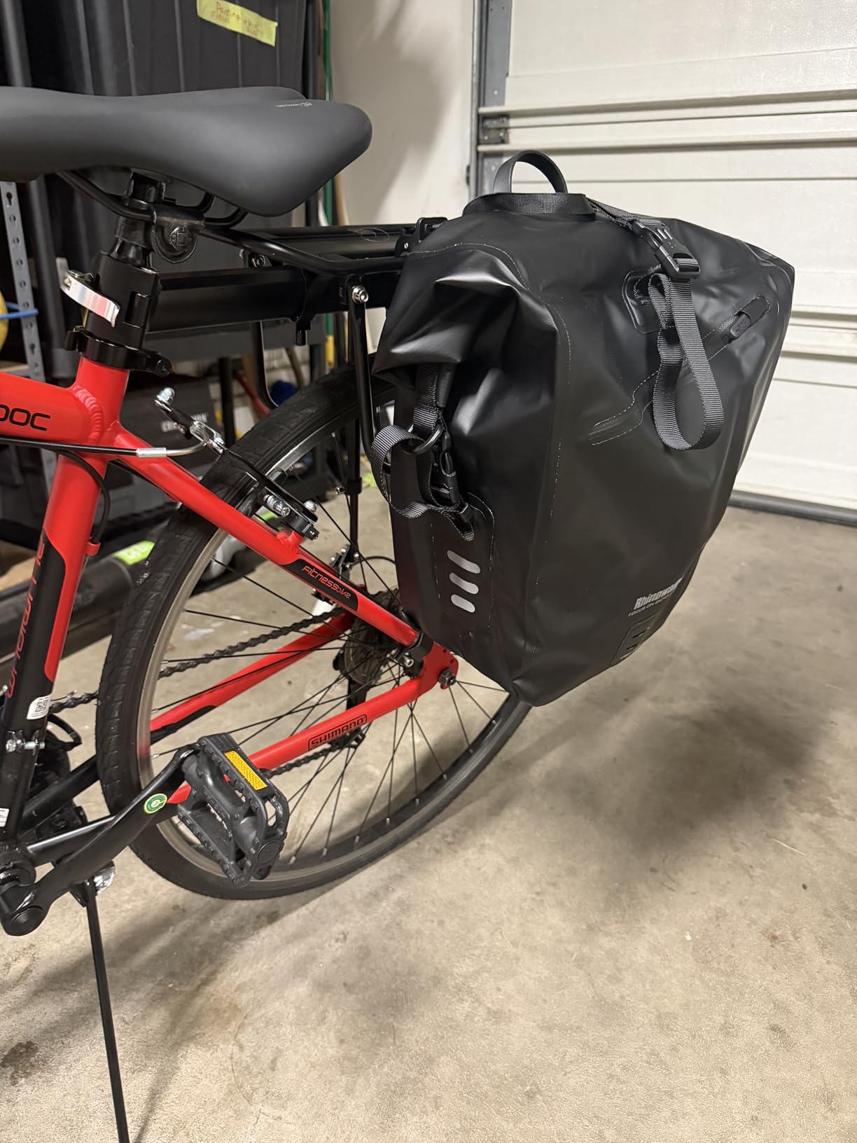 Rhinowalk Bike Bag Waterproof Bike Pannier Bag for Bicycle Cargo Rack Saddle Bag Shoulder Bag Laptop Pannier Rack Bicycle Bag Professional Cycling Accessories customer photo 1