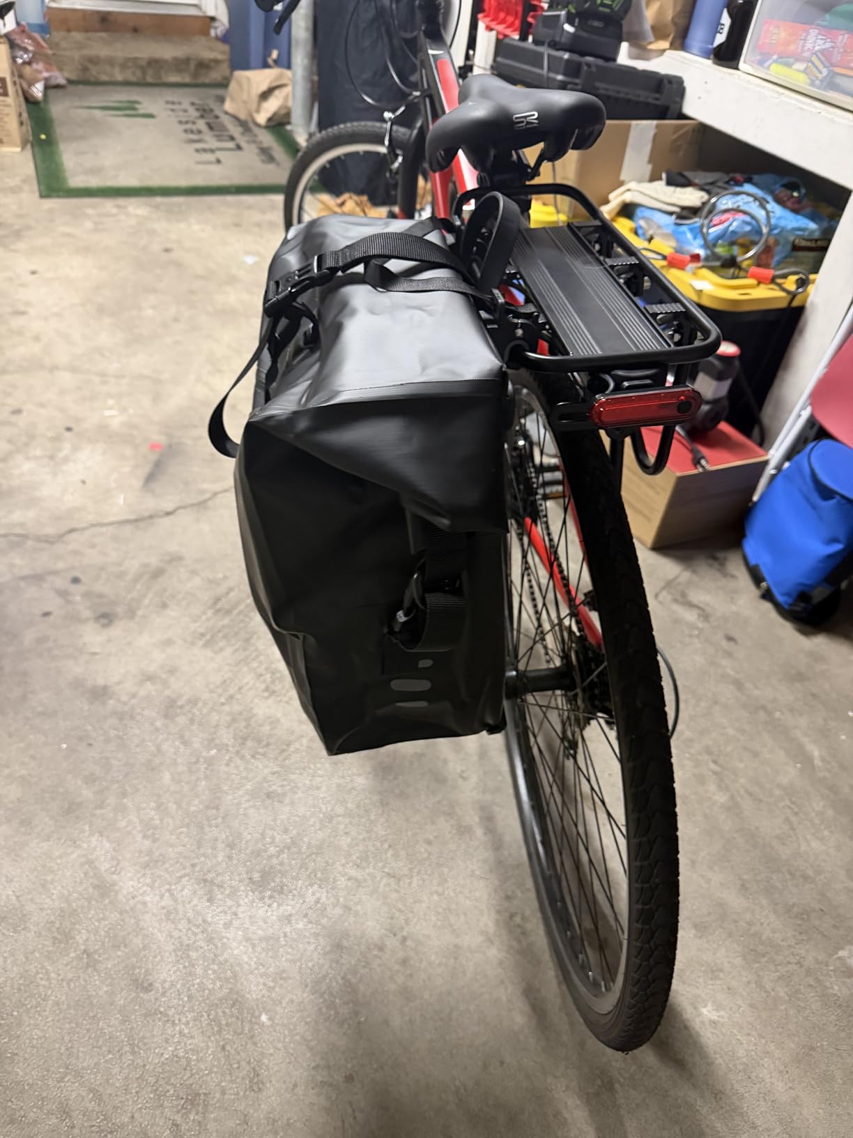 Rhinowalk Bike Bag Waterproof Bike Pannier Bag for Bicycle Cargo Rack Saddle Bag Shoulder Bag Laptop Pannier Rack Bicycle Bag Professional Cycling Accessories customer photo 2