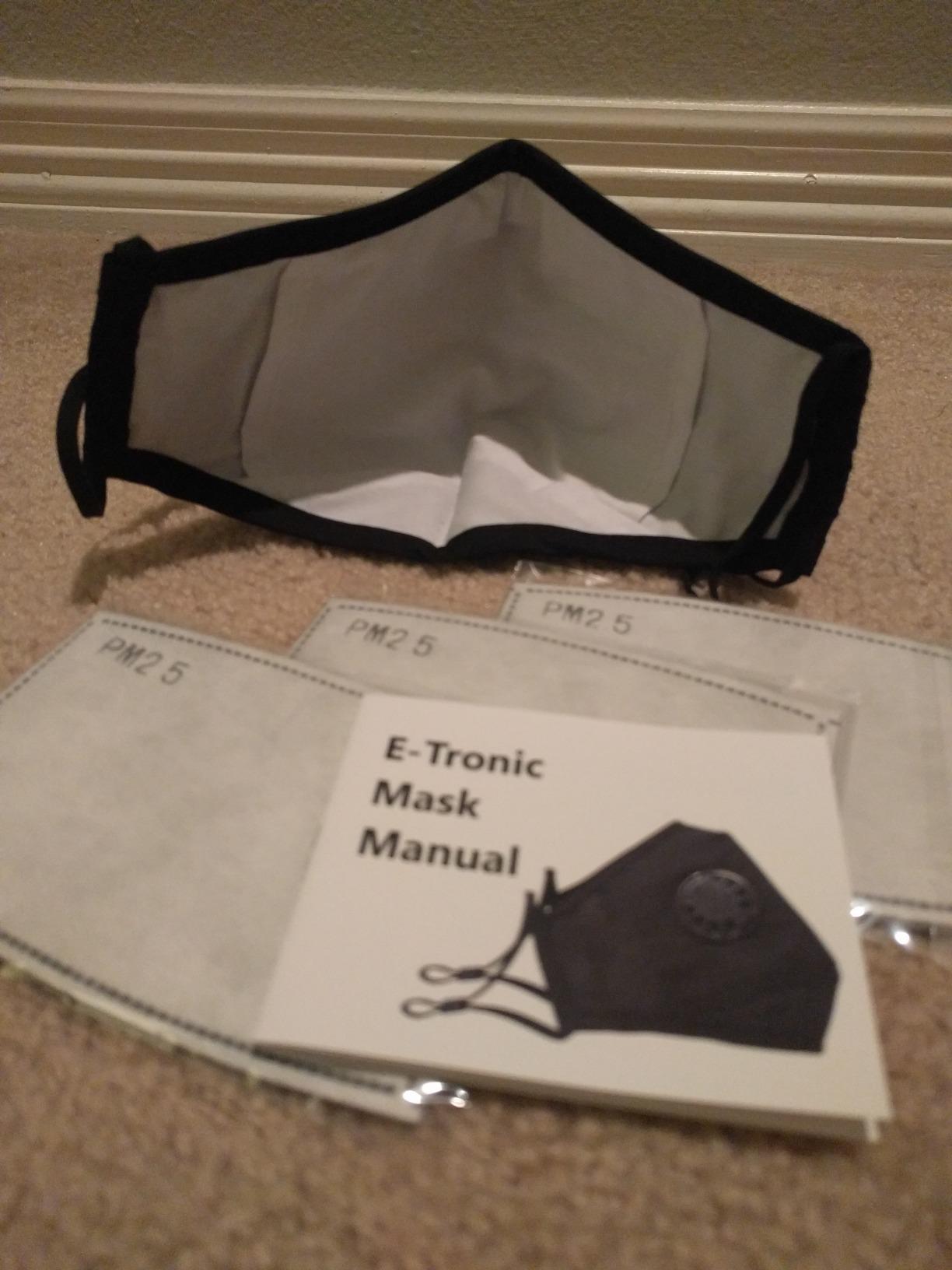 Exercise Mask for Cycling, Running, and Hiking for Women Men and Kids (Black) customer photo 2