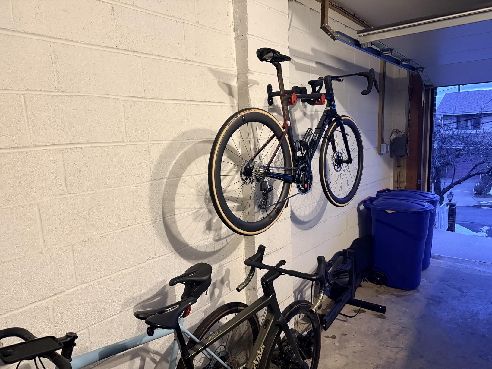 PRO BIKE TOOL Bike Rack for Garage Wall Mount - Horizontal Bike Storage customer photo 2