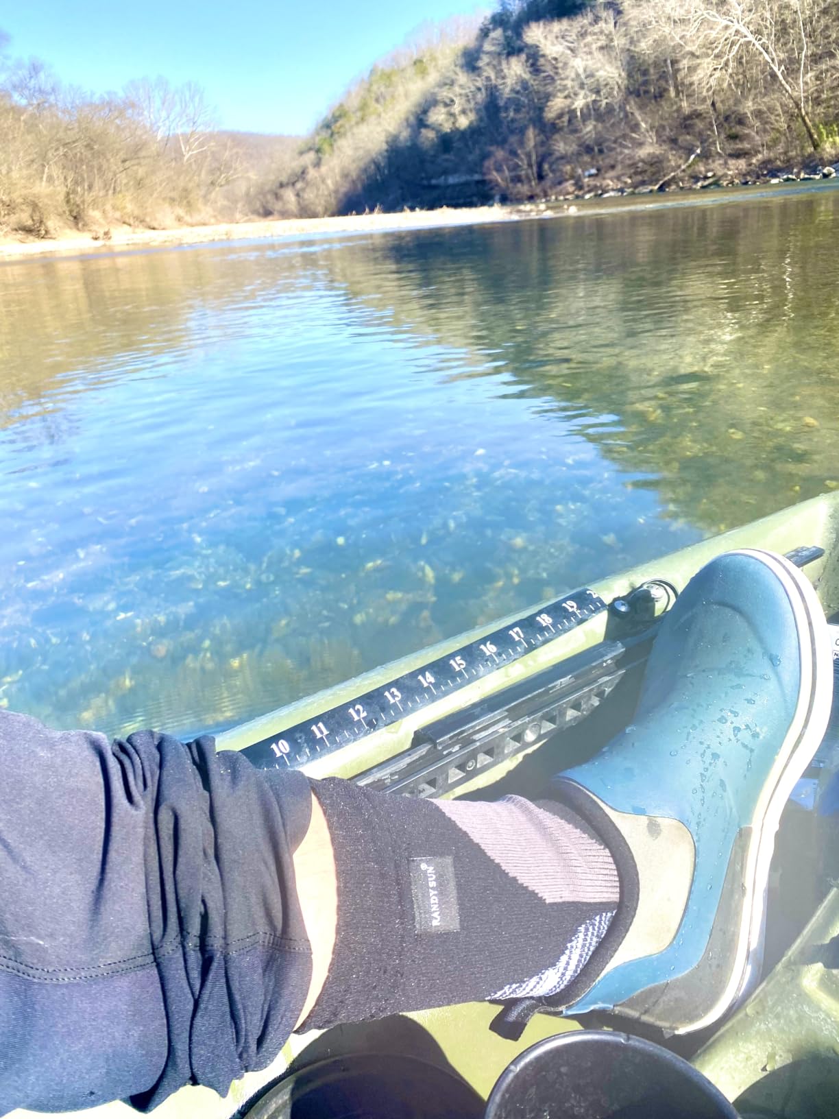 RANDY SUN Waterproof Breathable Socks, [SGS Certified] Unisex Skiing Trekking Hiking Wading Trail Socks customer photo 1