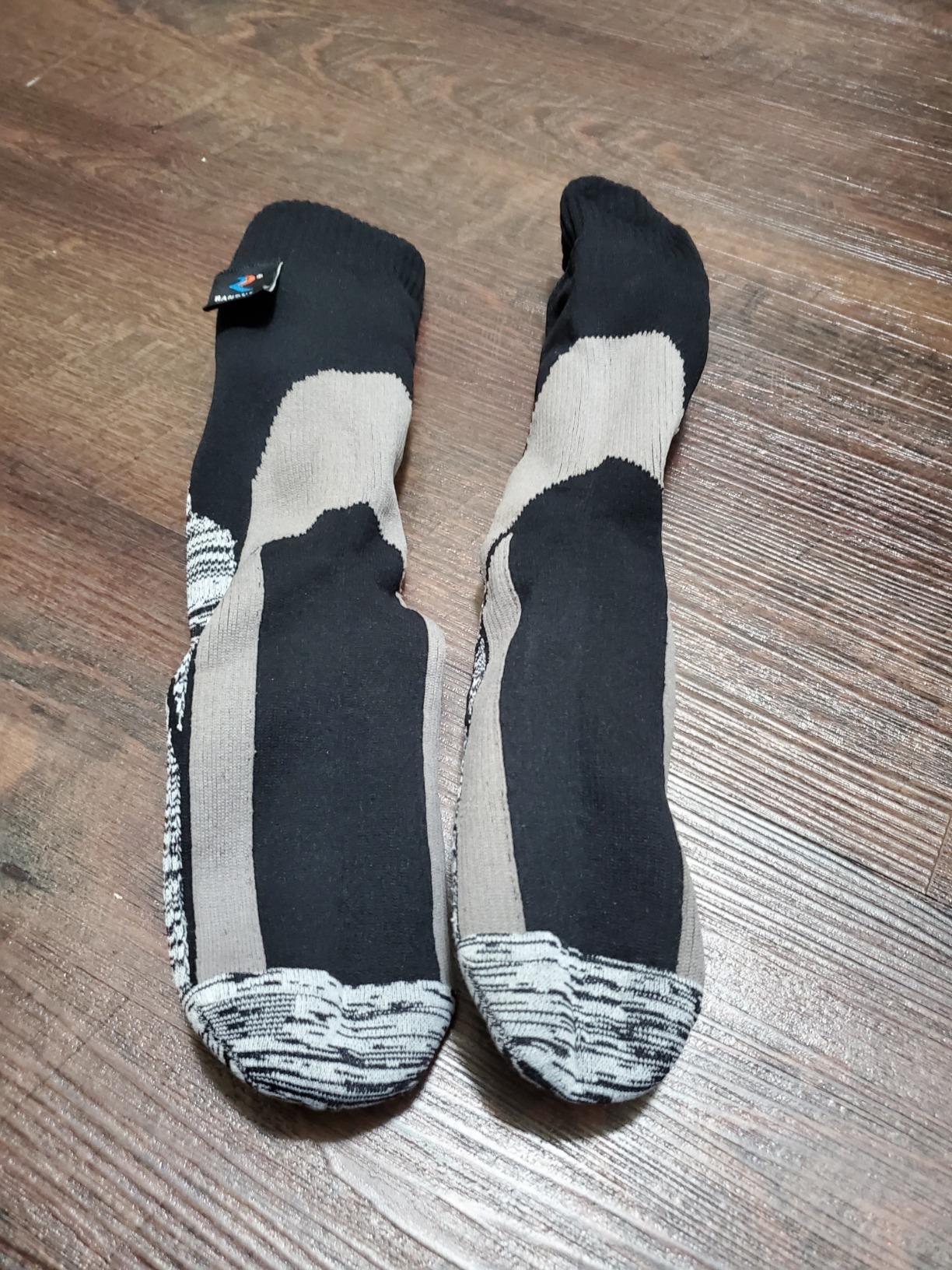 RANDY SUN Waterproof Breathable Socks, [SGS Certified] Unisex Skiing Trekking Hiking Wading Trail Socks customer photo 2