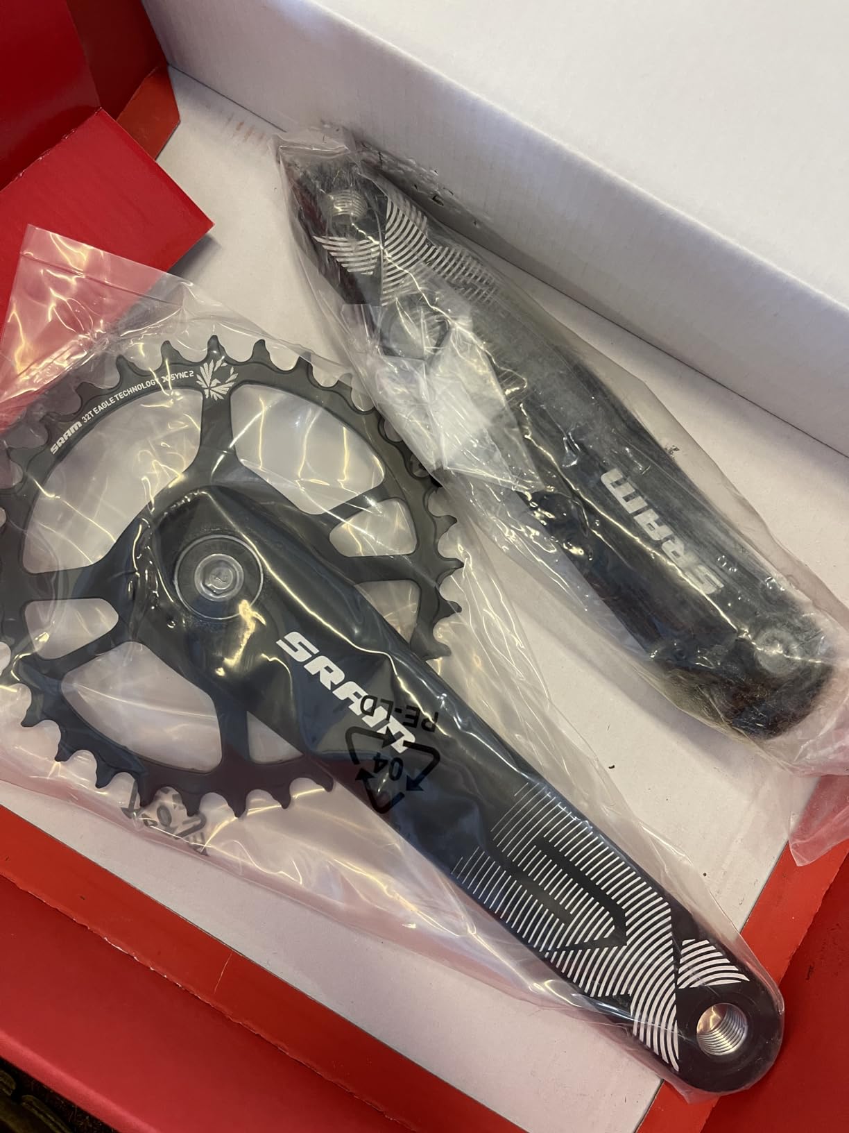 SRAM SX Eagle Crankset - 175mm, 12-Speed, 32t, Direct Mount, Power Spline Spindle Interface, Black, A1 customer photo 2