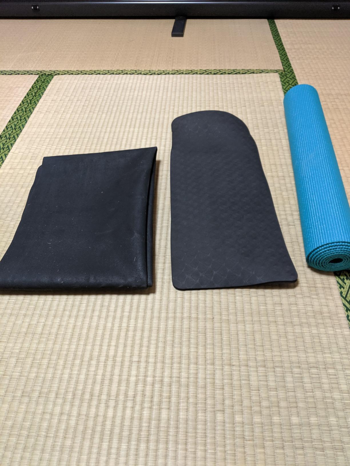 June & Juniper Travel Yoga Mat Foldable Lightweight - Thin Light Non-Slip Travel Yoga Mat Eco customer photo 1
