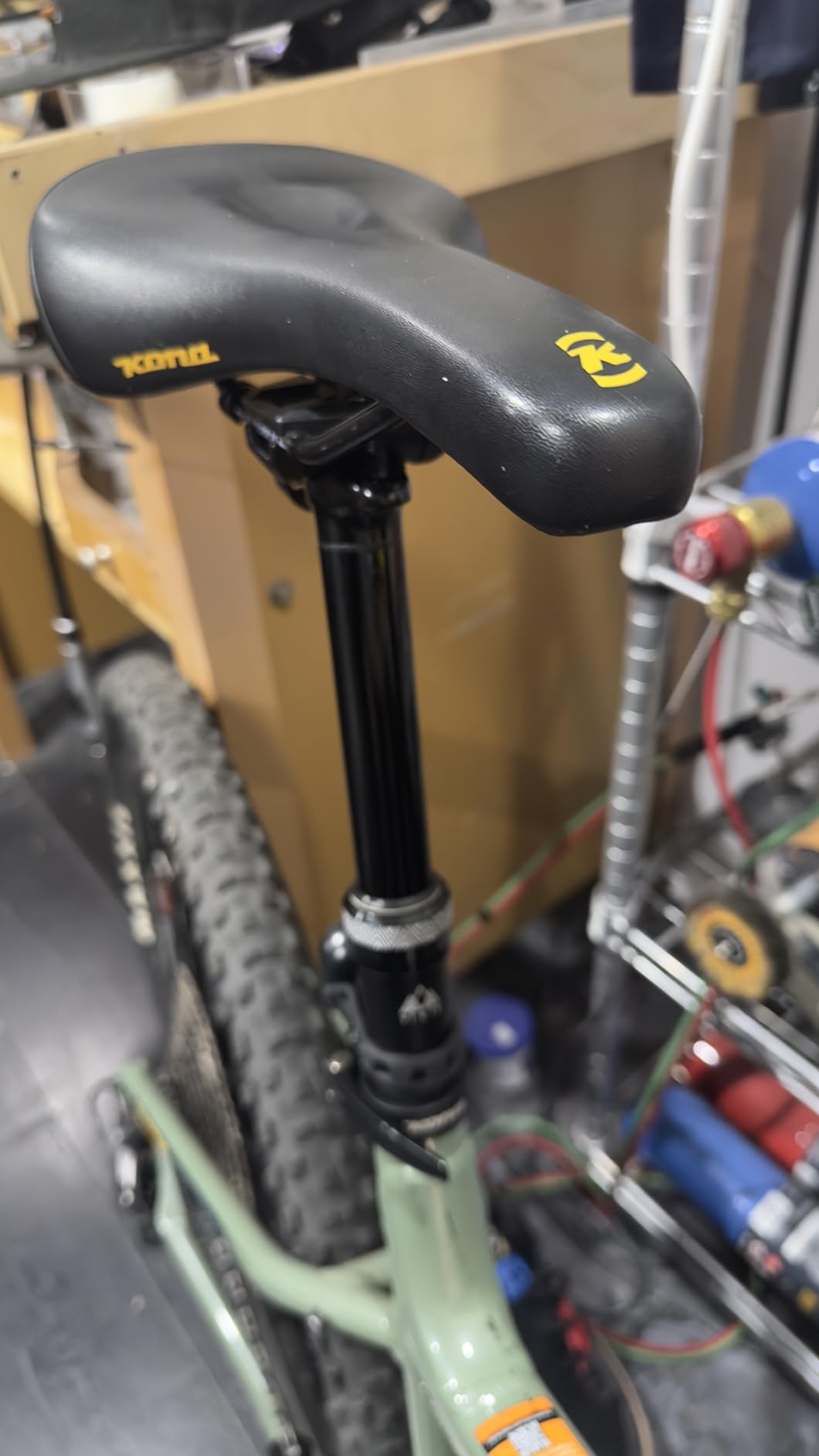 PNW Components Coast Suspension Dropper Post - Internal Routing MTB Seatpost with Air Suspension - 100mm (27.2mm Diameter) and 120mm (30.9mm & 31.6mm diameters) customer photo 2