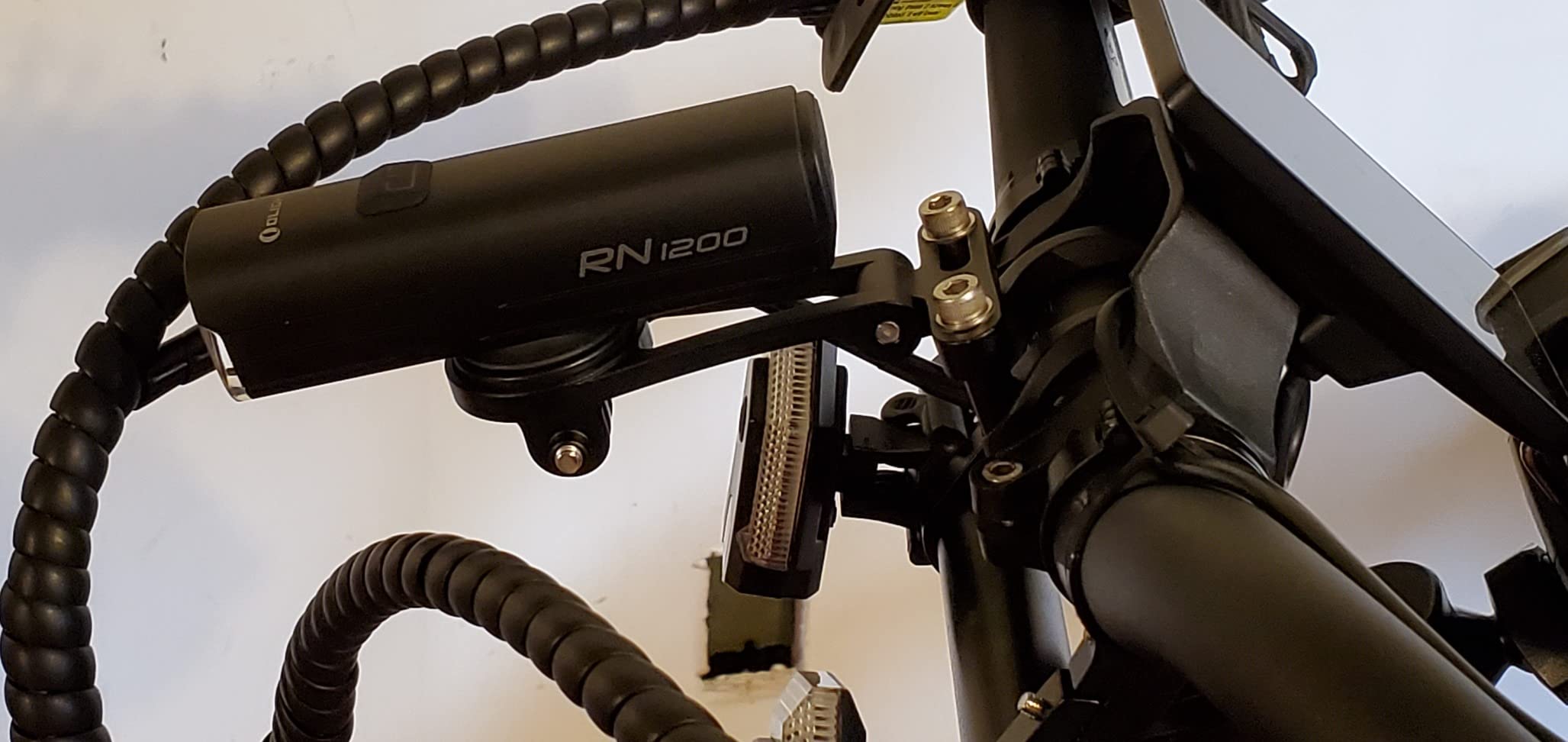 Thinvik Out-Front Extended Bike Computer Mount for Wahoo - Adjustable Angle Combo Mount for Elemnt Mini, Bolt, Roam GPS Bike Computer - CNC Aluminum Alloy customer photo 1