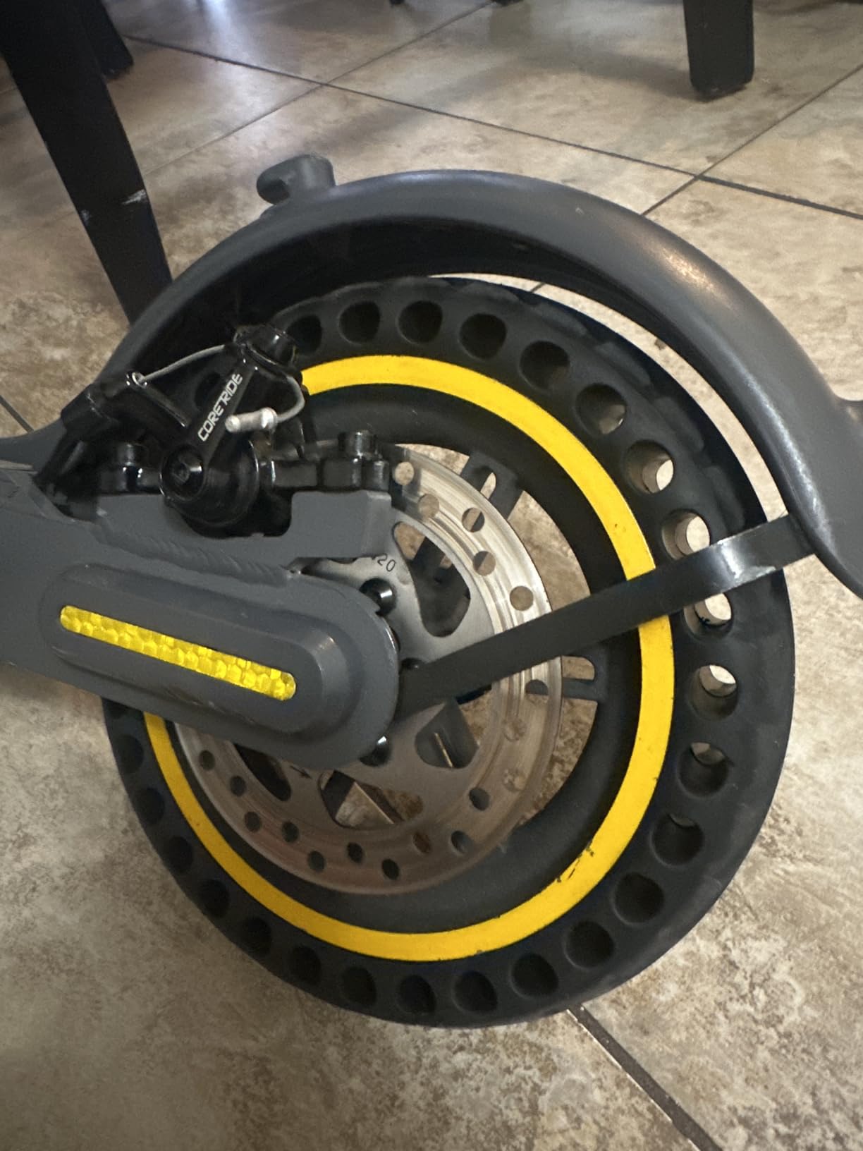 Z-FIRST Solid Tires 8.5 Inches Electric Scooter Wheels Replacement Tire 8-1/2'' Front or Rear Honeycomb Tires for Xiaomi Mijia M365, Gotrax GXL V2 and More (1) customer photo 2