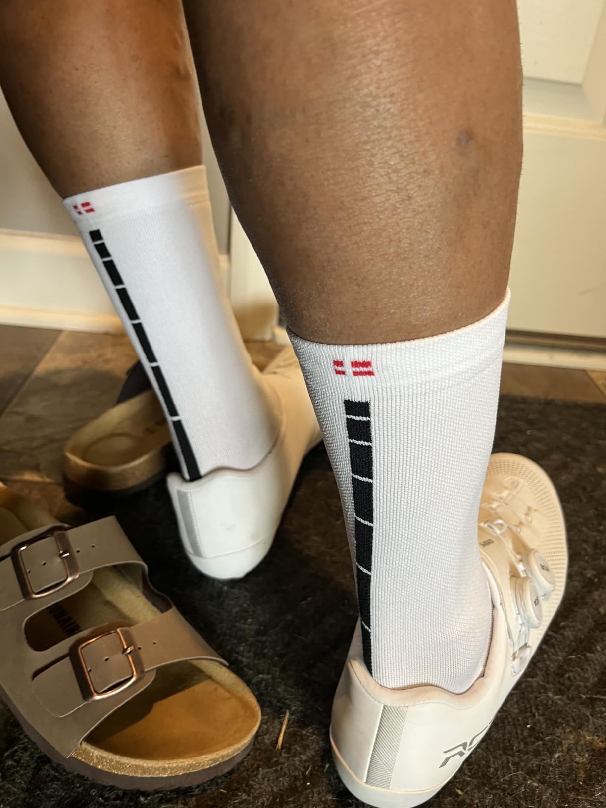 DANISH ENDURANCE Crew Cycling Socks, Fast-Dry & Cushioned, 3 & 5-Pack customer photo 2