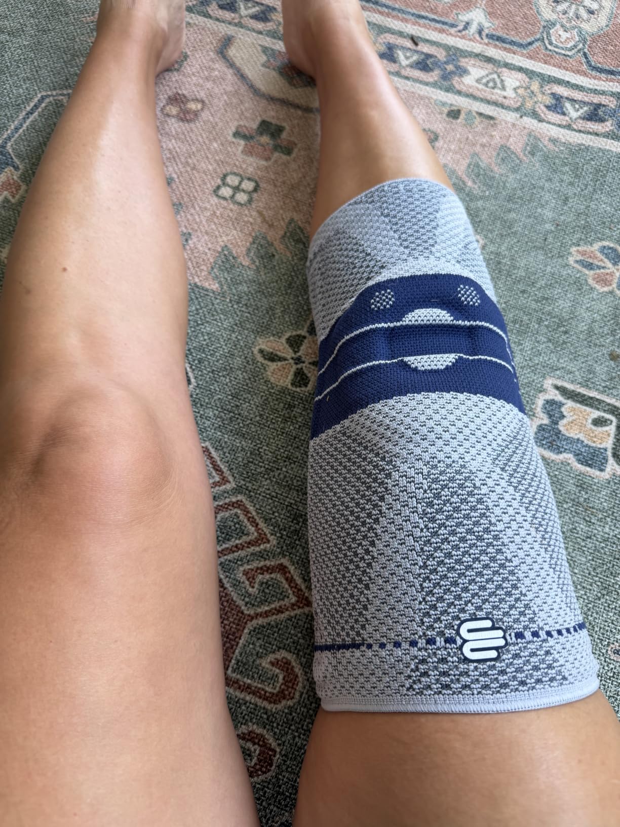 Bauerfeind - GenuTrain - Knee Brace - Targeted Support for Pain Relief and Stabilization of The Knee, Provides Relief of Weak, Swollen, and Injured Knees customer photo 2
