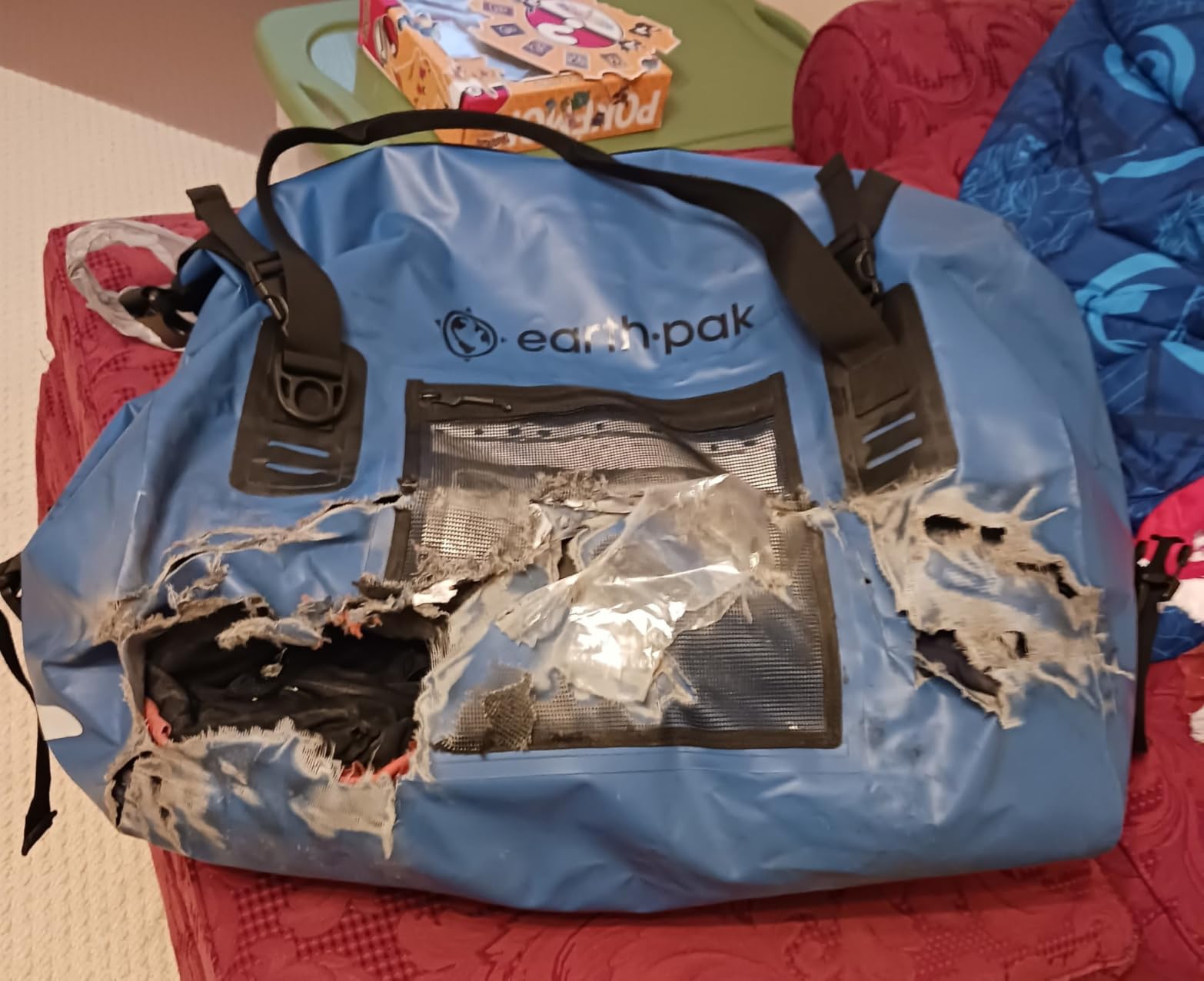 Earth Pak Waterproof Duffel Bag - Heavy Duty Motorcycle Dry Bag with Large Storage Space Perfect for Traveling, Camping, Kayaking, Fishing & Canoeing Bag 50L/70L/90L/120L Sizes customer photo 2
