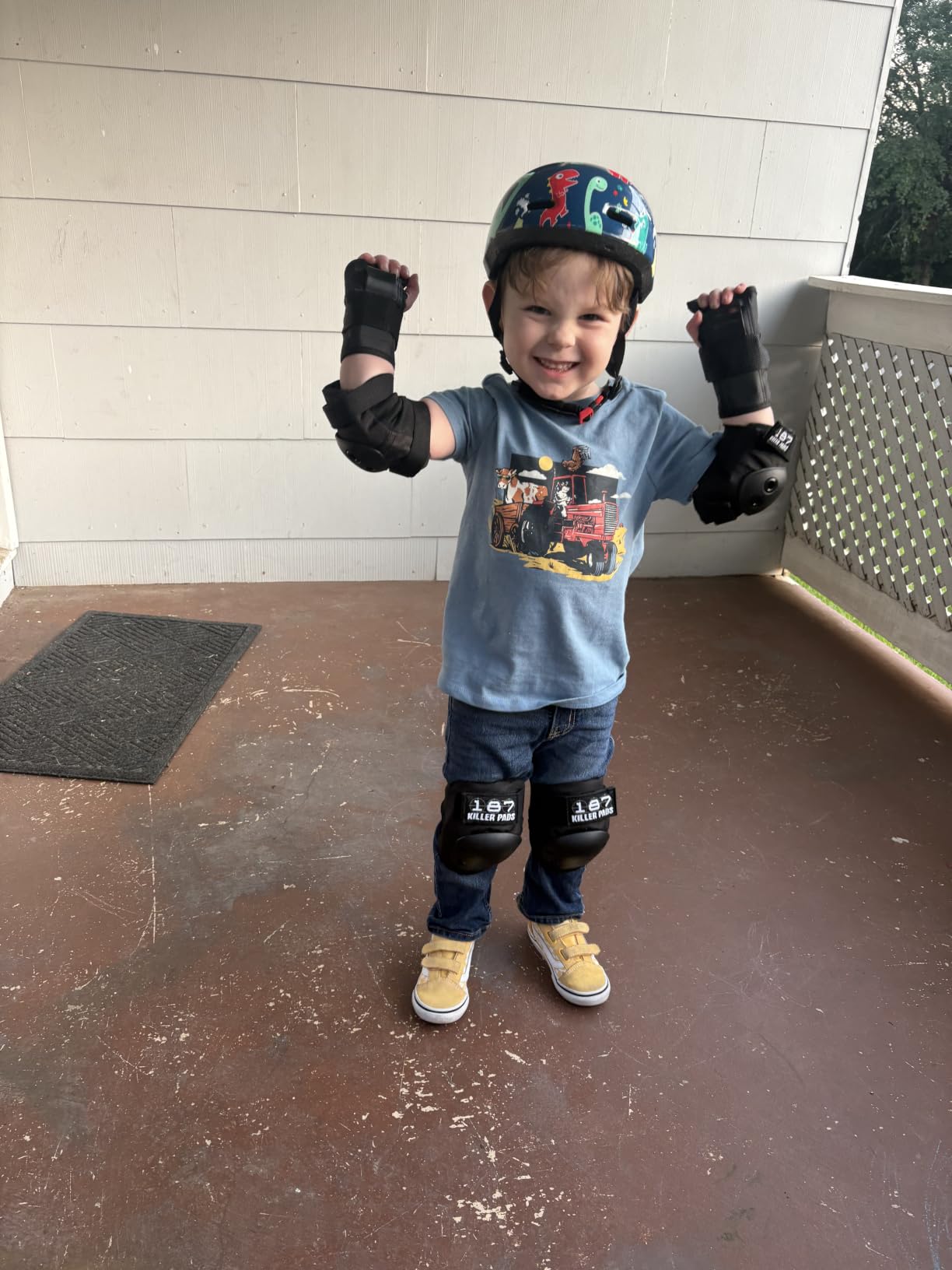187 Killer Pads Six Pack Pad Set, Protective Gear for Elbows, Knees, and Wrists - Ideal for Skateboarding, Roller Skating, and Inline Skating customer photo 1