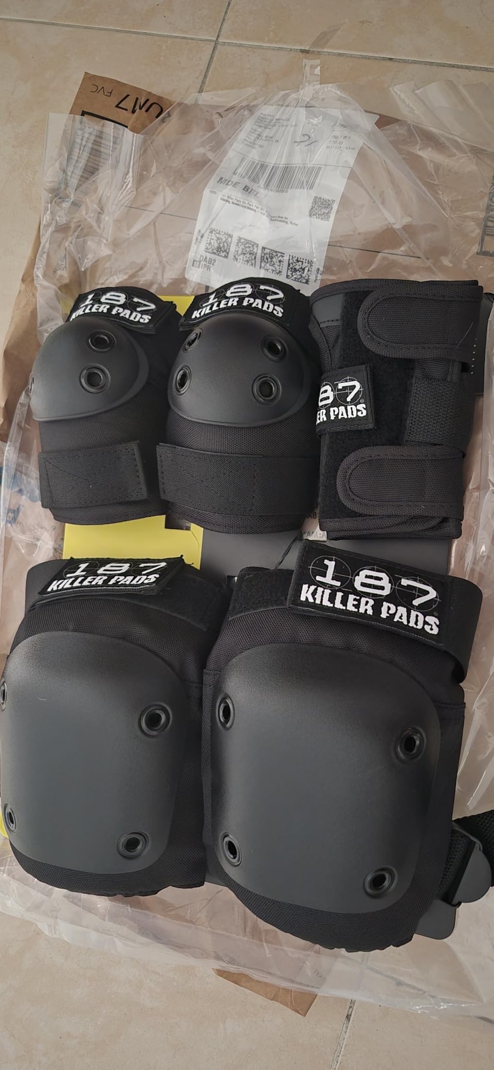 187 Killer Pads Six Pack Pad Set, Protective Gear for Elbows, Knees, and Wrists - Ideal for Skateboarding, Roller Skating, and Inline Skating customer photo 2