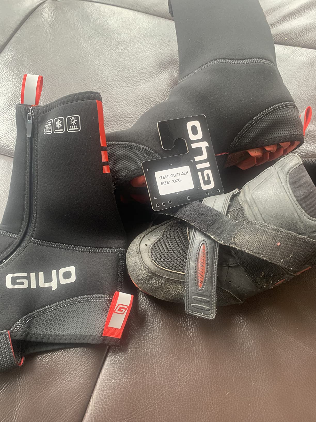 GIYO Cycling Shoes Covers, S-XXXL Neoprene Waterproof and WinterProof Bike Cycling Overshoes for Men Women Road Mountain Bike Booties customer photo 1
