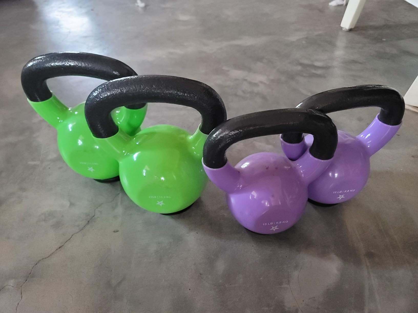 Yes4All Kettlebells Rubber Base, Kettlebell Set for Women, Strength Training Kettlebells Weights (10-65 lbs) customer photo 2