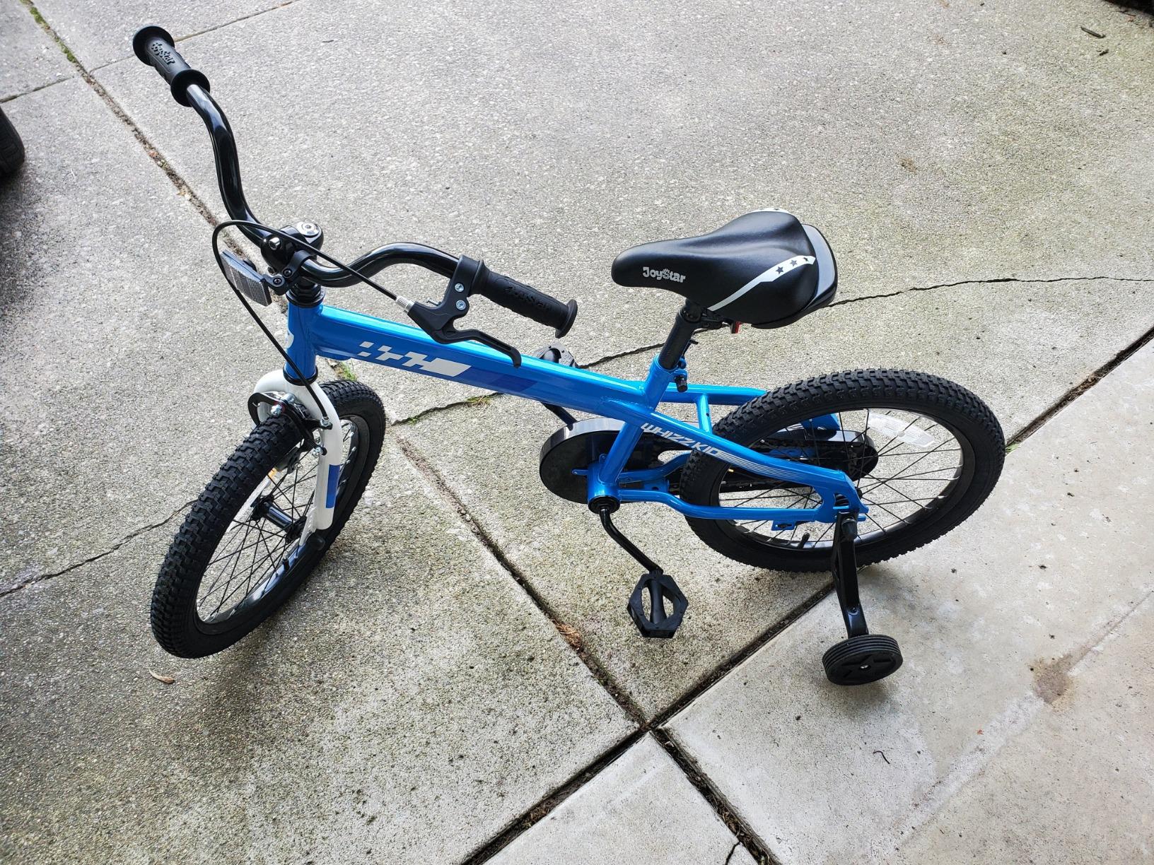 JOYSTAR Whizz Kids Bike 12-20 Inch Kids' Bicycle for Toddler and Kids Ages 2-10 Years Old, BMX Style Boys Bike with Training Wheels, Multiple Colors customer photo 2