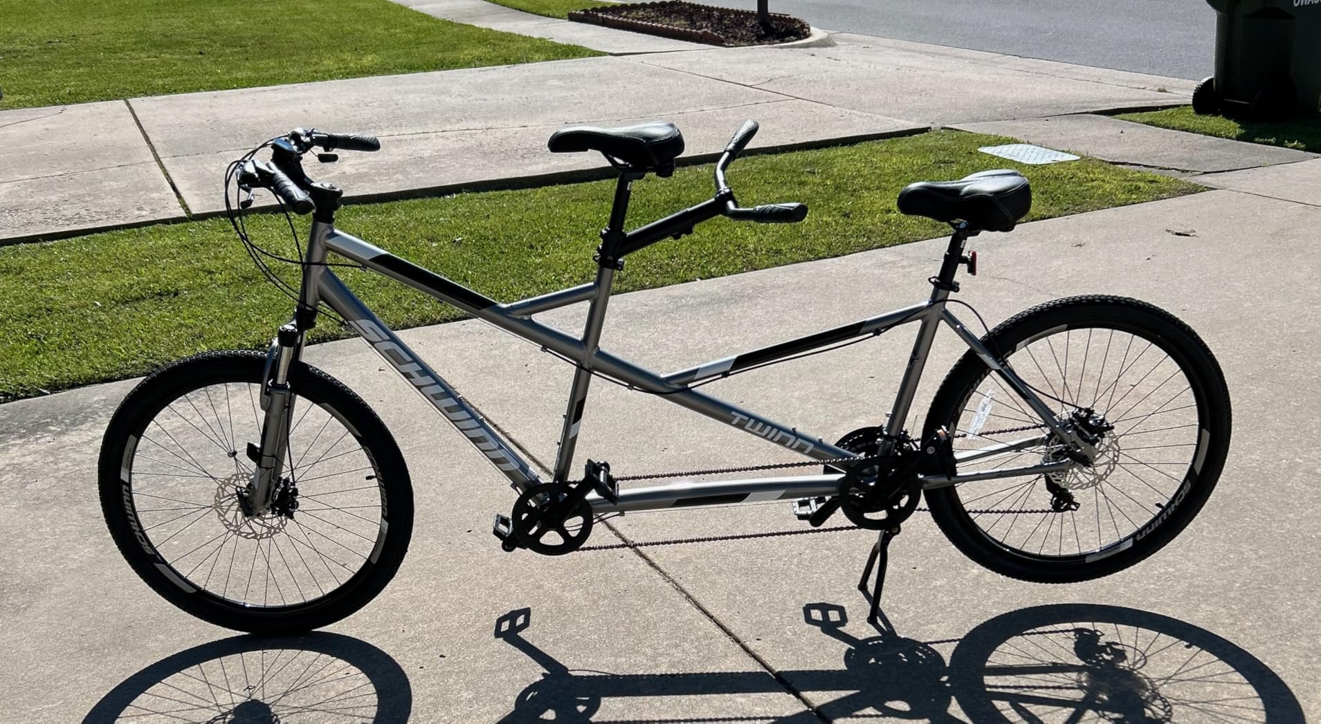 Schwinn Twinn Tandem Bike, Adult Two-Rider Bicycle customer photo 1