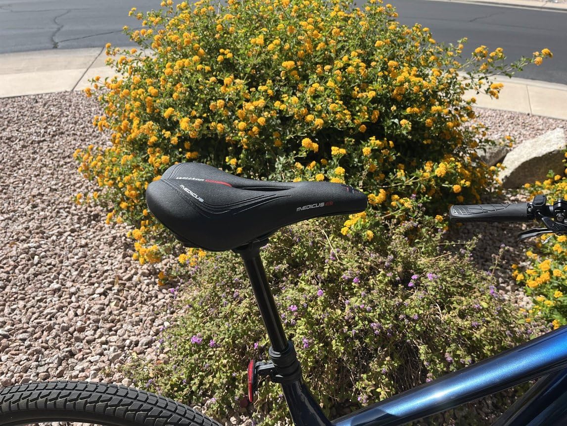 Wittkop Bike Seat I Bicycle Seat for Men and Women, Waterproof Bike Saddle with Innovative 5-Zone-Concept I Exercise Bike Seat for BMX, MTB & Road customer photo 2