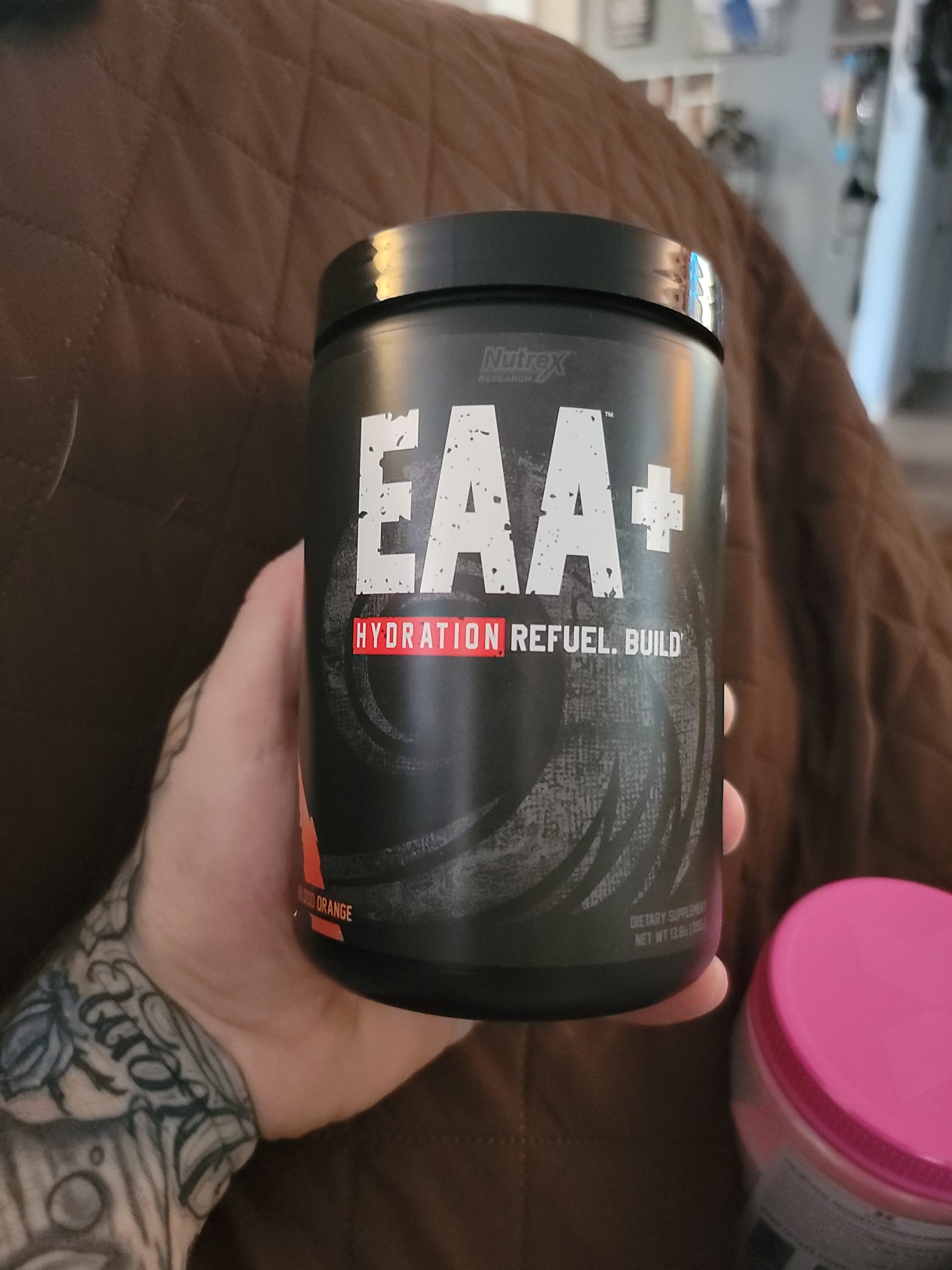 Nutrex Research EAA Hydration | EAAs + BCAA Powder | Muscle Recovery, Strength, Muscle Building, Endurance | 8G Essential Amino Acids + Electrolytes | Blueberry Lemonade 30 Servings customer photo 1