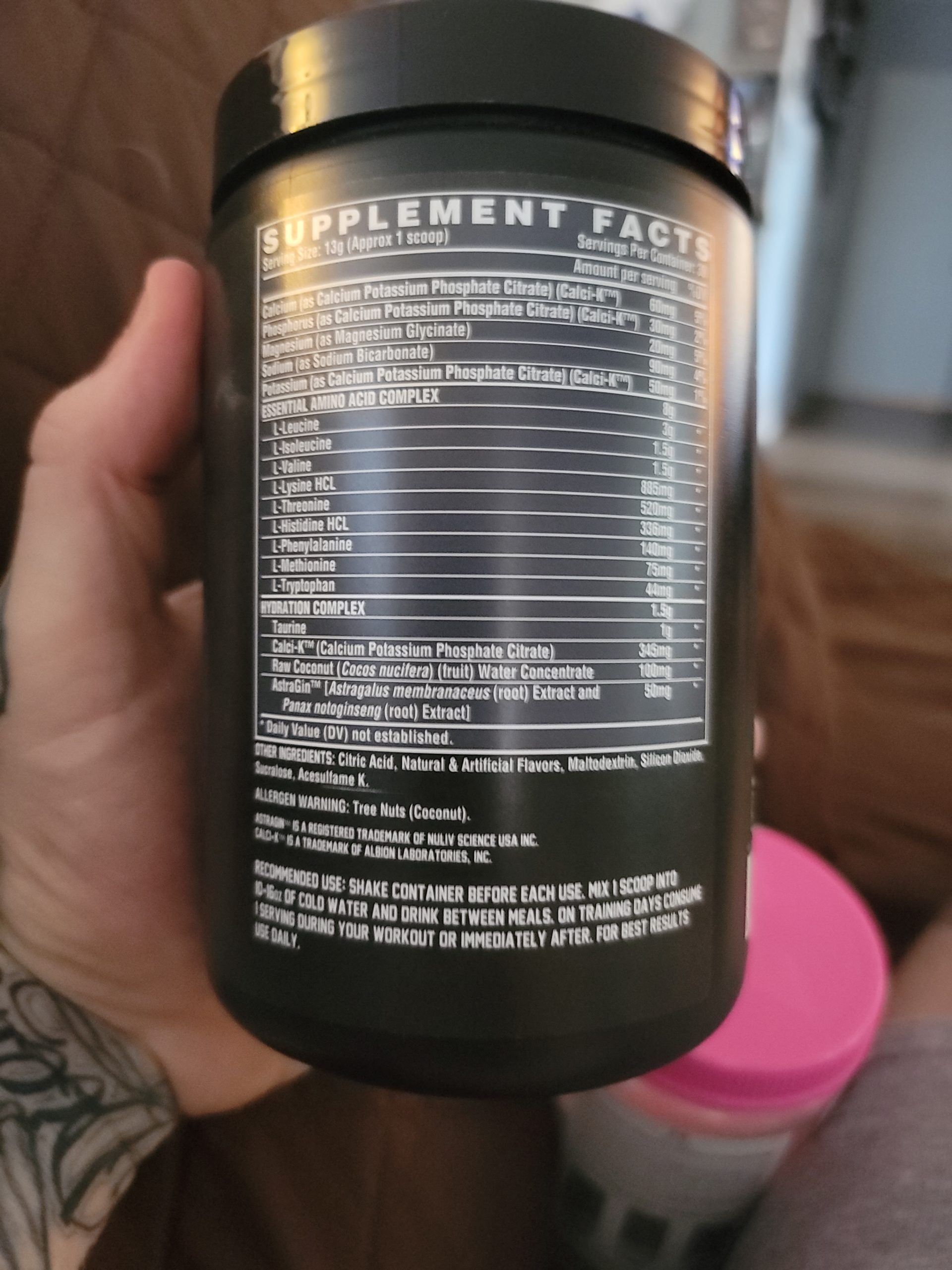Nutrex Research EAA Hydration | EAAs + BCAA Powder | Muscle Recovery, Strength, Muscle Building, Endurance | 8G Essential Amino Acids + Electrolytes | Blueberry Lemonade 30 Servings customer photo 2