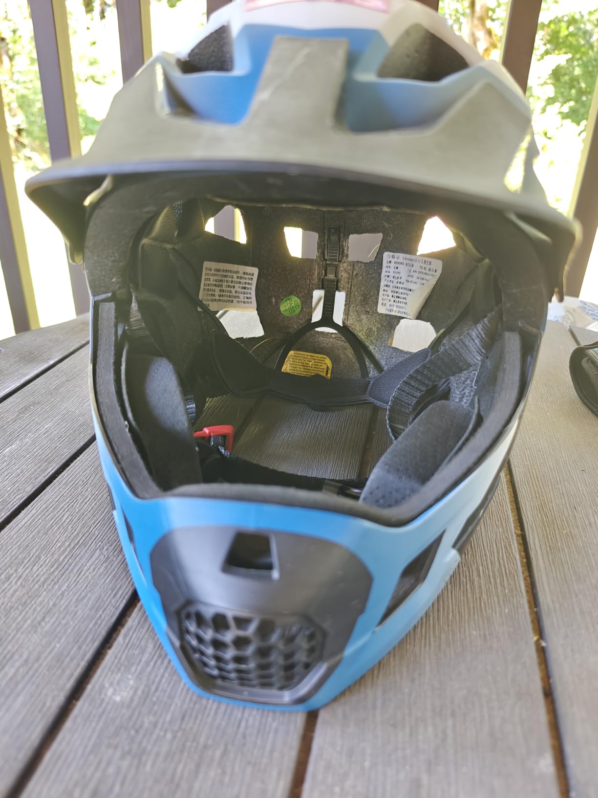 ROCKBROS Kids Full Face Helmet Kids Bike Helmets Lightweight Toddler Mountain Bike Helmet Detachable for MTB BMX Skating Cycling Scooter Safety Bicycle Helmets for Youth Child Boys Girls customer photo 2