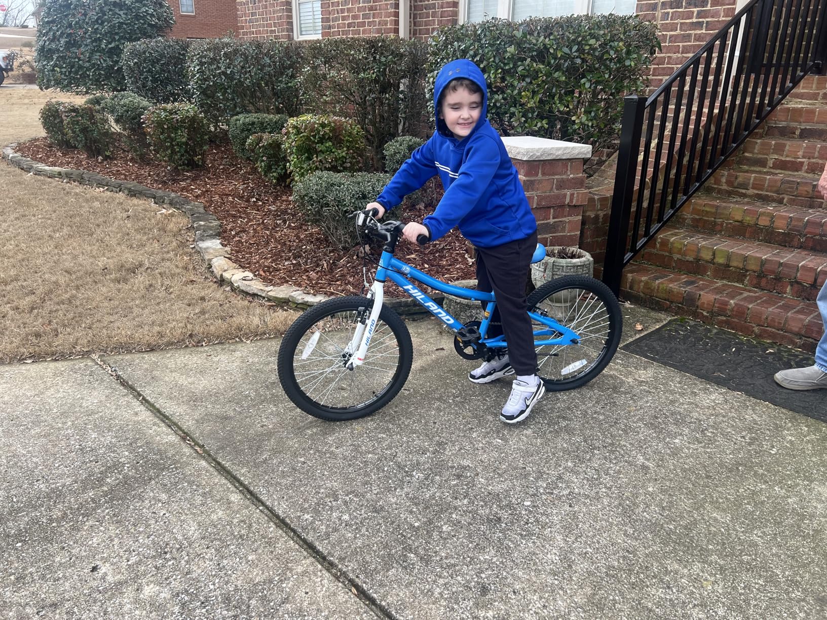 HILAND 20 Inch Kids' Bicycles Mountain Bike for Boys, Girls 5+ Years Old, Single Speed Kids Bicycles with Dual Handbrakes, Child Bike customer photo 2
