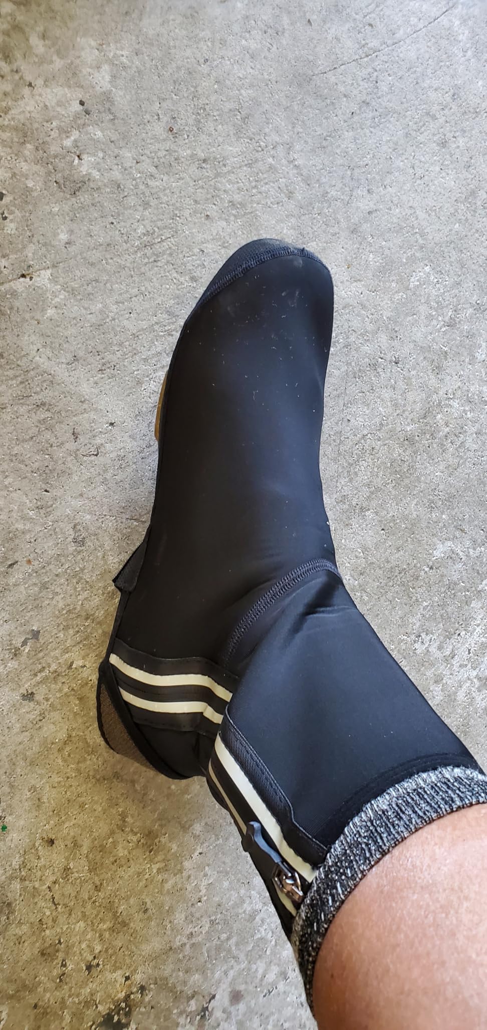 ROCKBROS Cycling Shoe Covers Winter Shoes Cover Warmer Water Resistant Thermal Bike Shoes Cover Windproof Bicycle Overshoes Shoescover for Men Women customer photo 2
