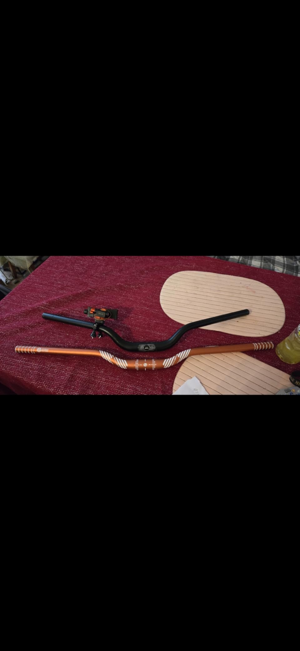 FIFTY-FIFTY Mountain Bike Riser Handlebar, Aluminum Alloy MTB Handlebar, 31.8mm Diameter, 780mm Wide Bicycle Bar customer photo 2