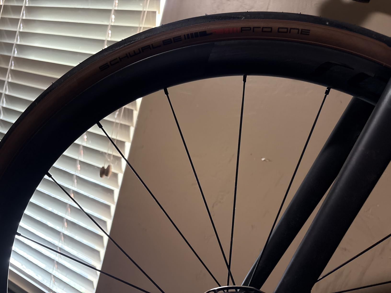 Schwalbe Pro One TLE Road Bike Tire - Tubeless Easy Tire with V-Guard Puncture Protection - Super Race Carcass - Addix Race Compound customer photo 1