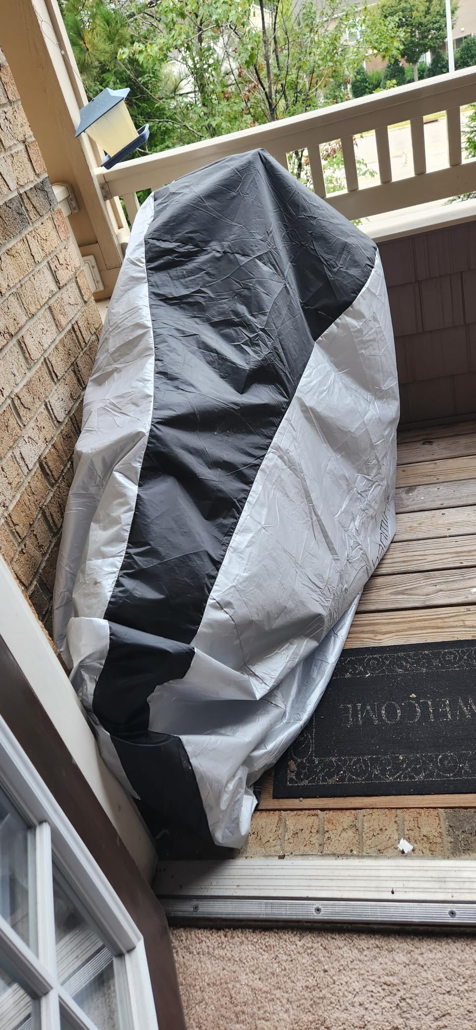 Bike Cover,Waterproof Outdoor Bicycle Cover Anti Dust Rain Snow UV, Bike Rain Cover for Mountain, Road & Heavy Duty Bikes with Lock Holes & Storage Bag customer photo 2