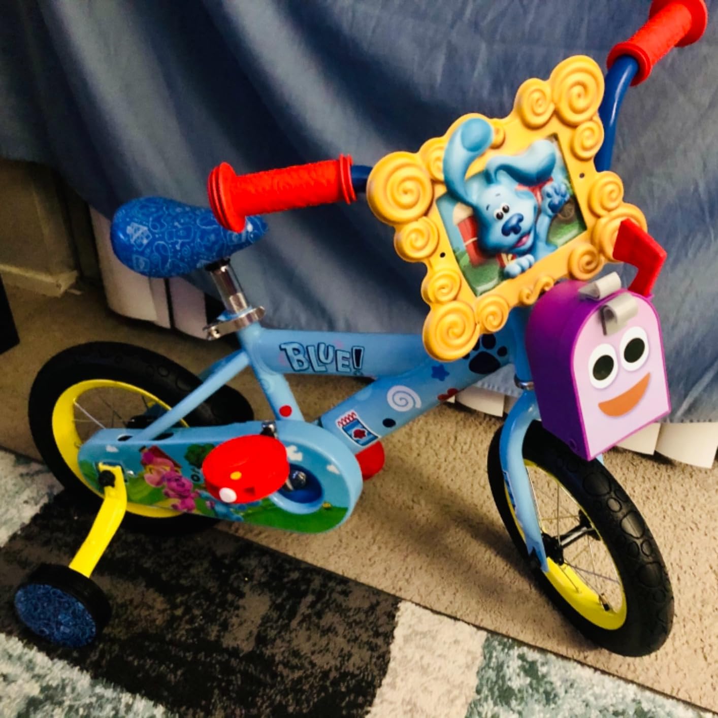 Nickelodeon Blue's Clues & You Kids Bike, 12-Inch Wheels, Boys and Girls Ages 2-4 Year Old, Training Wheels customer photo 1