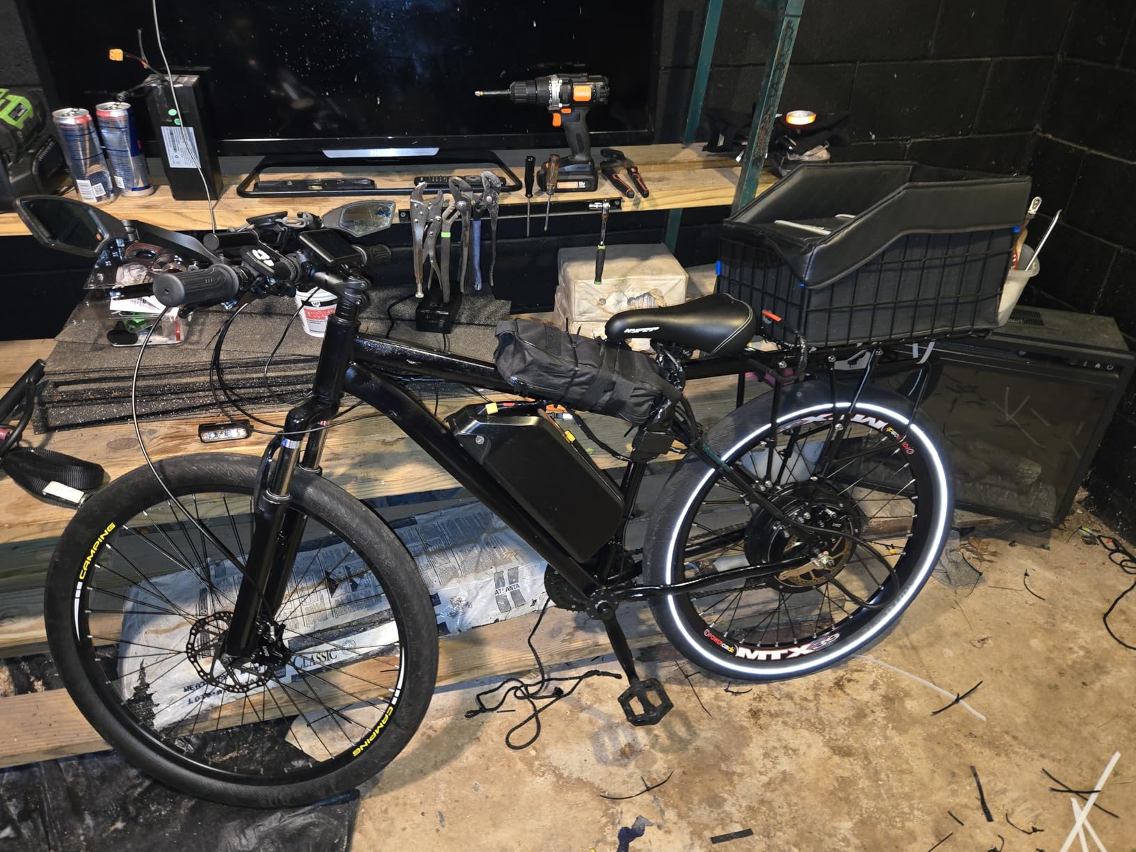 NBPOWER 135mm Dropout e-Bike Conversion Kit 48V-72V 3000W, 100km/h Speed, Alarm Lock customer photo 1
