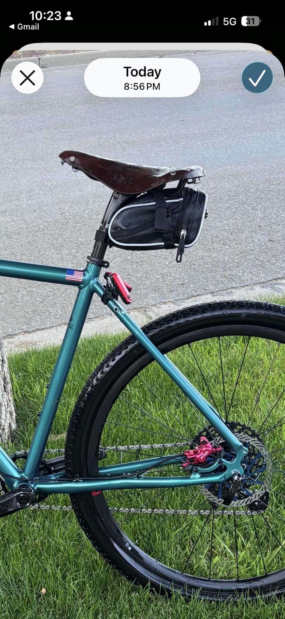 Large Capacity Bike Under Seat Wedge Saddle Bag for Cycling | Water proof wedge design, large storage capacity, durable under-seat pack, cycling accessories for MTB and road bicycles customer photo 1