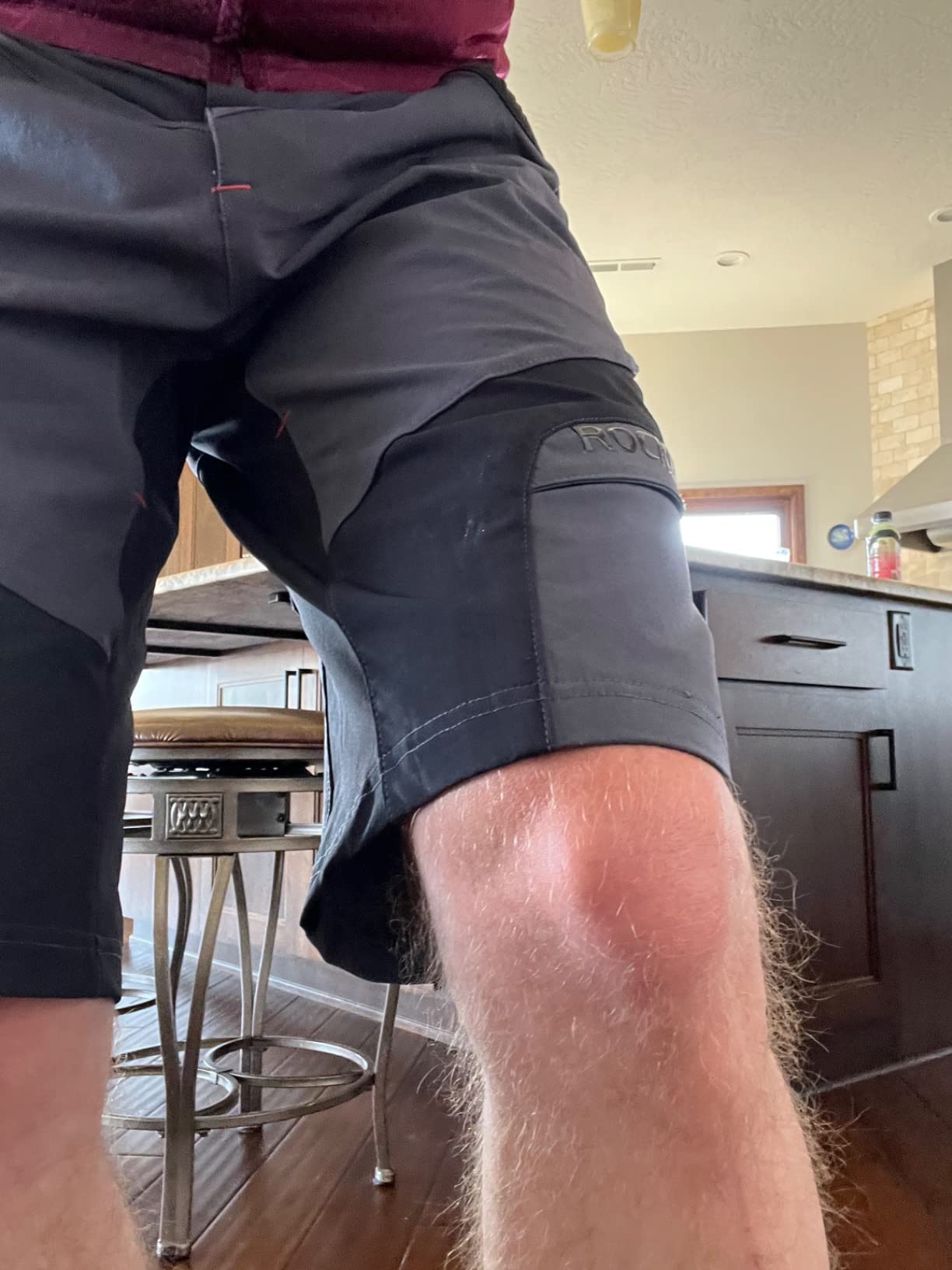 Men's Mountain Bike Shorts, 4D Padded Liner Baggy Cycling Shorts customer photo 1