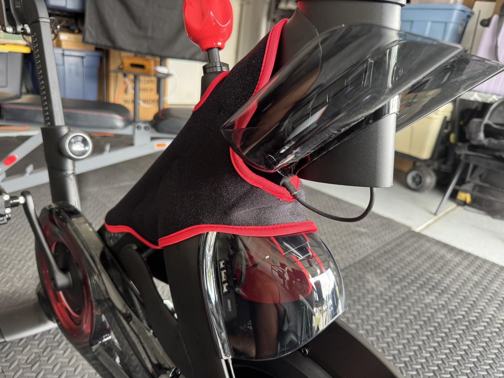 COOLWUFAN Custom Sweat Towel FrameWrap for Peloton Bike, Soft, Quick-Drying, Super Absorbent, Non-Slip FrameWrap, Accessories for Peloton Bike (Not Compatible with Peloton Bike Plus) customer photo 1