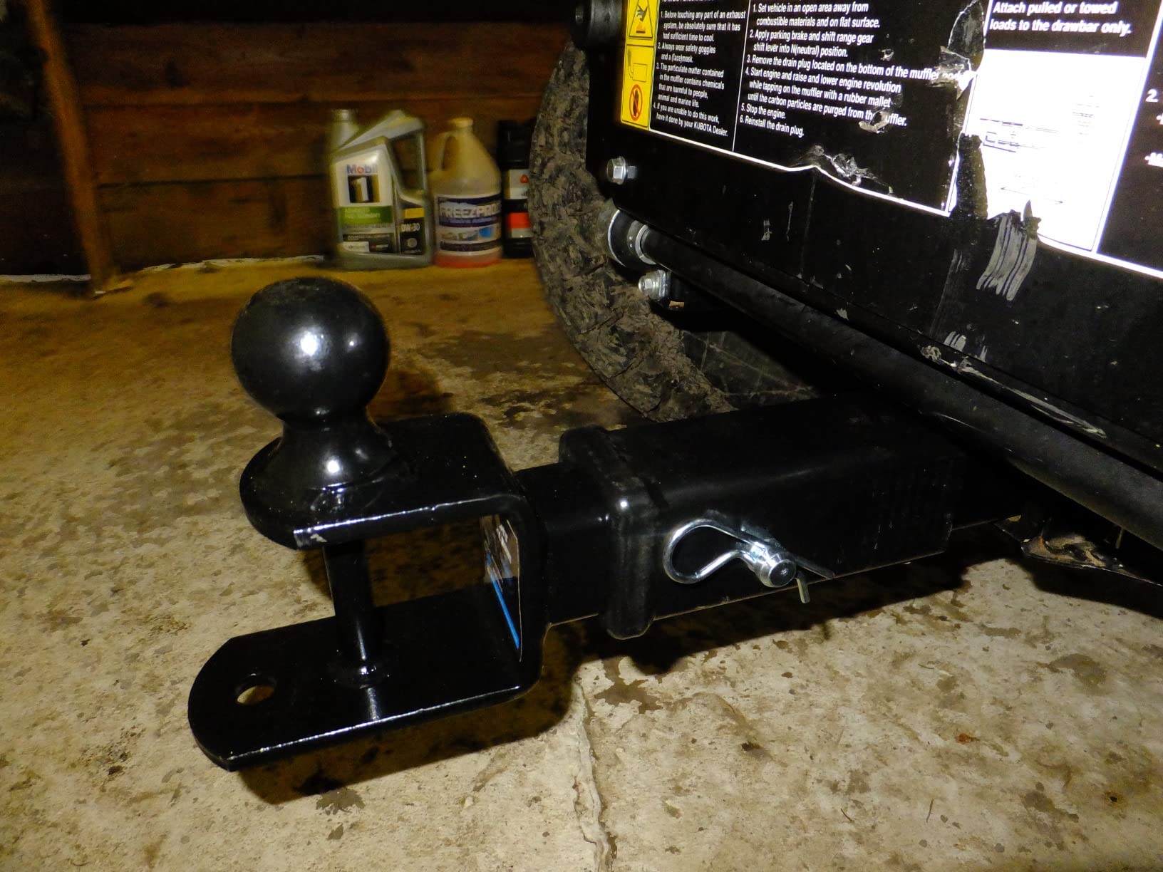 Receiver Tube 864333 Trailer Hitch Extender 7 inch Extension, Fits 2 inch Hitch Receiver, 3,500lbs G.T.W, Hitch Pin and Clip Included customer photo 1