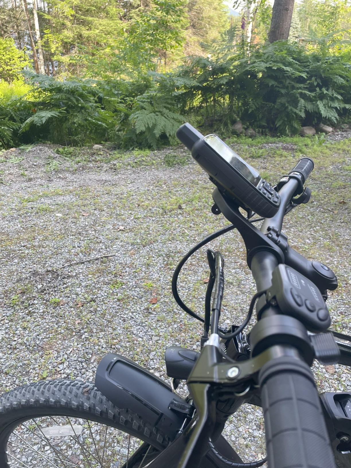 TUSITA Out Front Mount Compatible with Garmin Edge GPS Bike Computer, XOSS G/G+, iGPSPORT - Cycling Handlebar 25.4mm 31.8m customer photo 1
