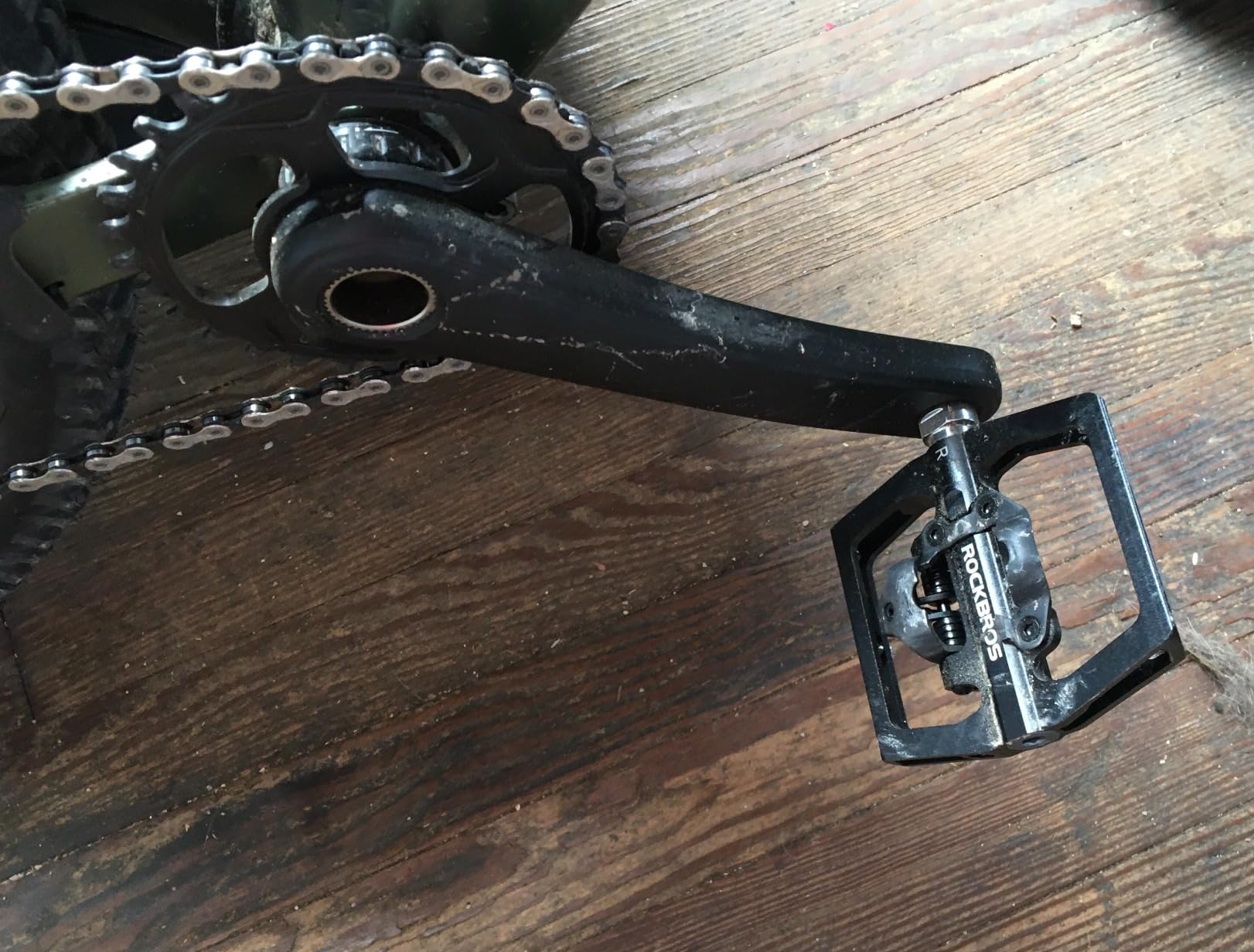 SPD Compatible MTB Pedals, Dual Function Clipless Flat Pedals | Aluminum dual-function pedals with sealed bearings, 9/16