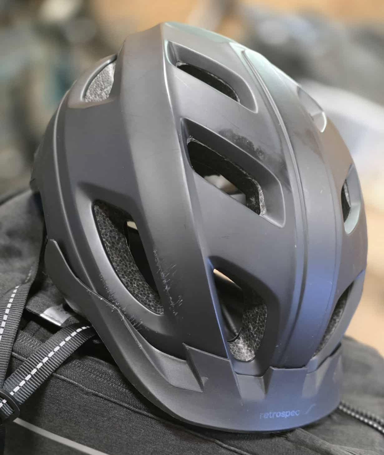 Retrospec Lennon Adult Bike Helmet with LED Safety Light Adjustable Dial & Removable Visor - Adjustable Bicycle Cycling Helmet for Men & Women customer photo 1