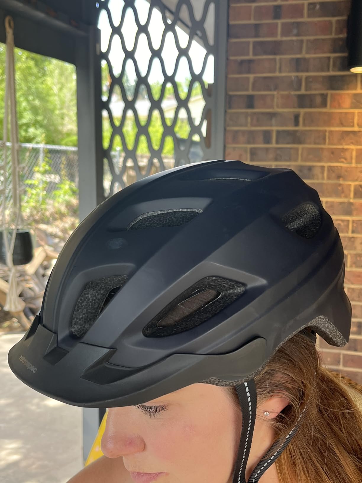 Retrospec Lennon Adult Bike Helmet with LED Safety Light Adjustable Dial & Removable Visor - Adjustable Bicycle Cycling Helmet for Men & Women customer photo 2