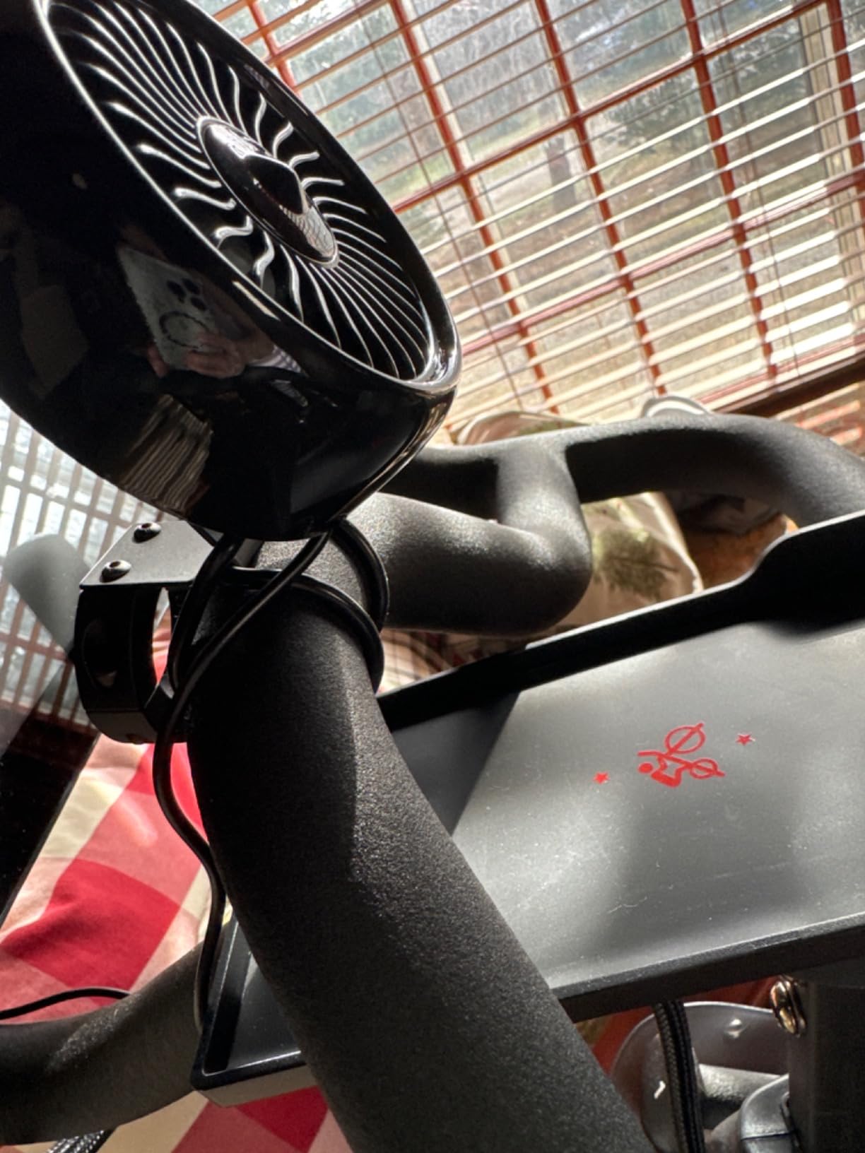 TrubliFit Fan for Peloton Bike & Peloton Treadmill - Accessories for Peloton - Fits Original Bike, Bike+ or Tread - No Batteries or Charging Required customer photo 1