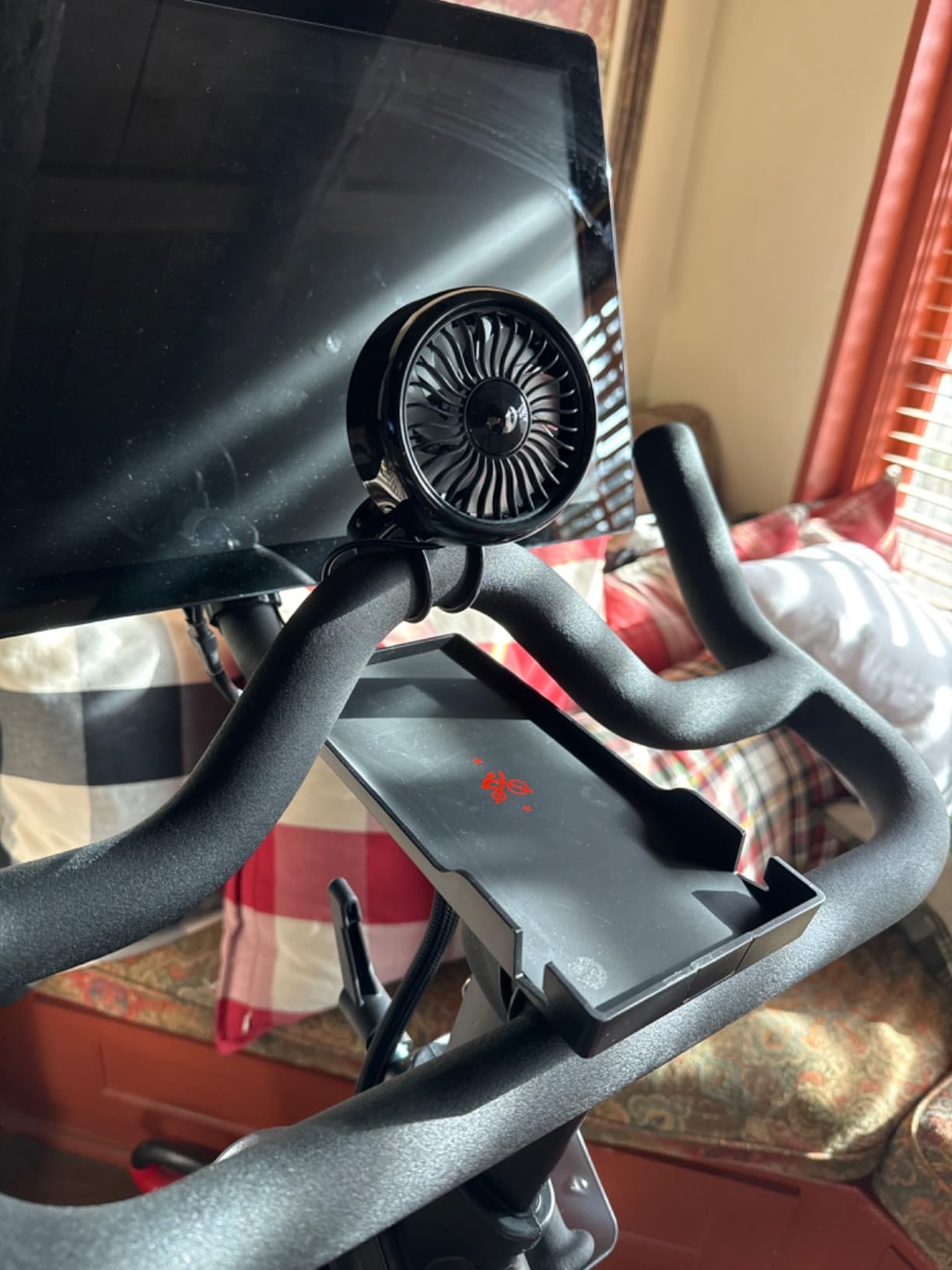 TrubliFit Fan for Peloton Bike & Peloton Treadmill - Accessories for Peloton - Fits Original Bike, Bike+ or Tread - No Batteries or Charging Required customer photo 2