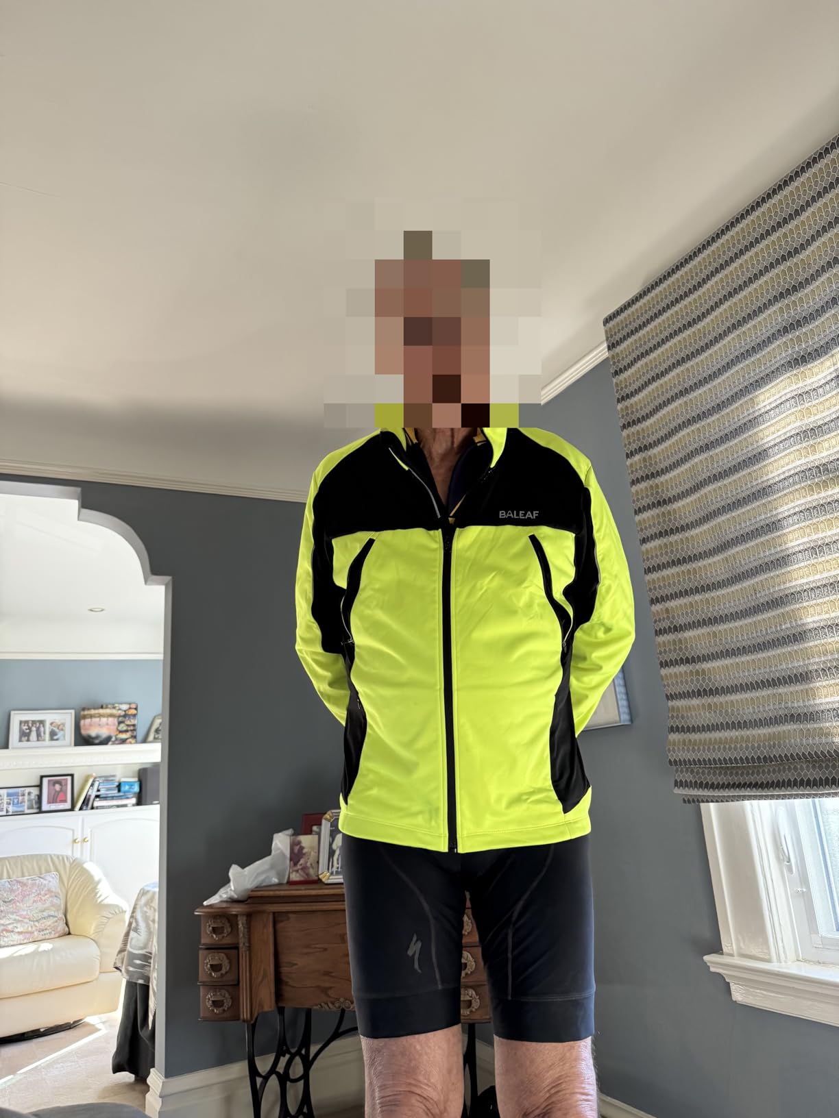Men's Cycling Winter Jacket Windproof Softshell Thermal Warm Pockets customer photo 2