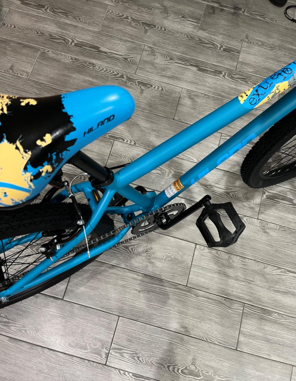 Hiland 24 26 inch BMX Bike for Teen Bike and Adult Bikes, Beginner-Level BMX to Advanced Riders with 2 Pegs, Bicycles for Men and Women, Multiple Colors customer photo 1