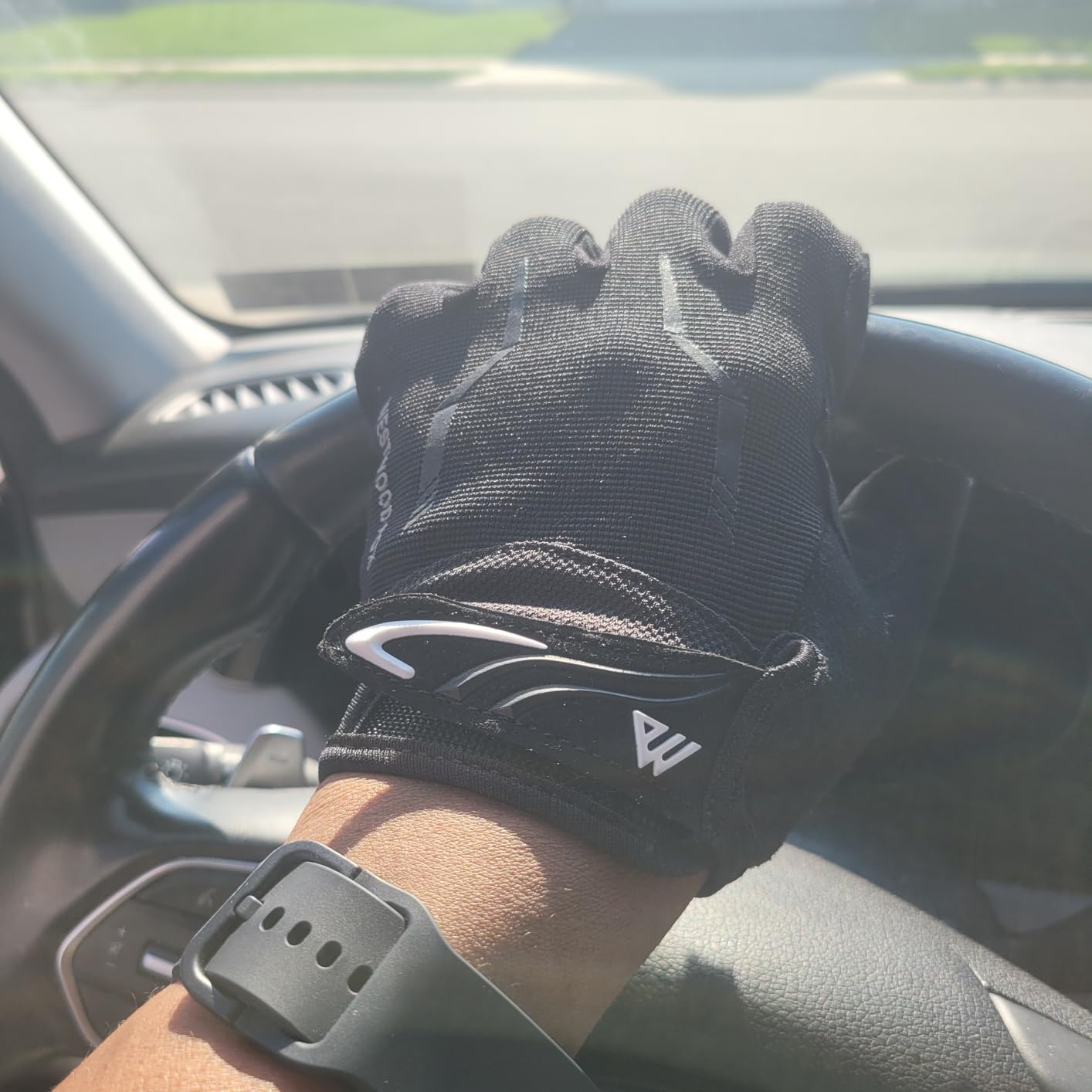 WESTWOOD FOX Cycling Gloves for Men - Full Finger BMX & Mountain Bike Gloves with Touchscreen, MTB, Padded Anti-Slip Grips for Men, Women & Wheelchairs customer photo 1